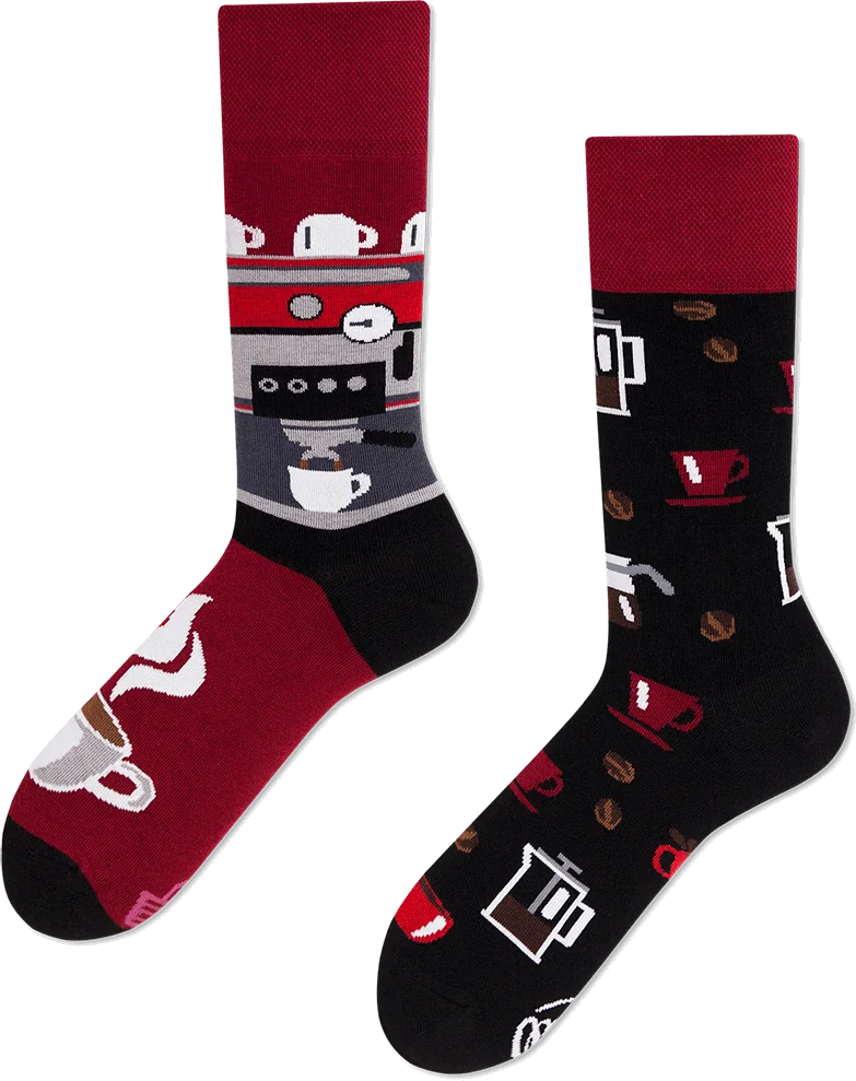 Many Mornings Socks Coffee Machine R31- Dark Espresso order online | Suitable
