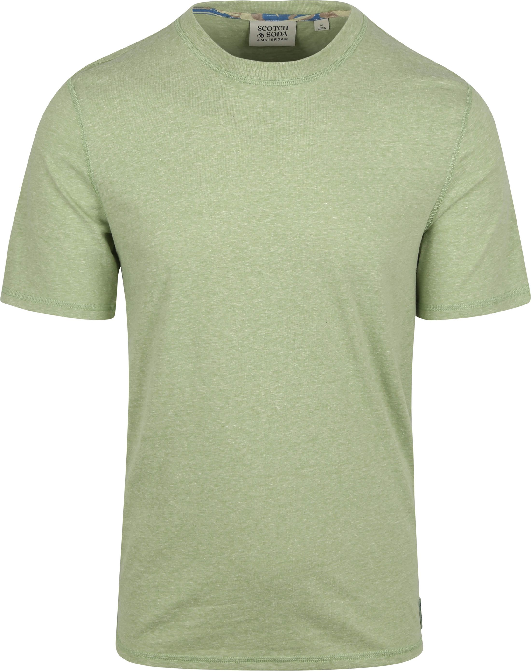 Scotch And Soda T-Shirt Melange Groen 180041-324 kopen | Suitable