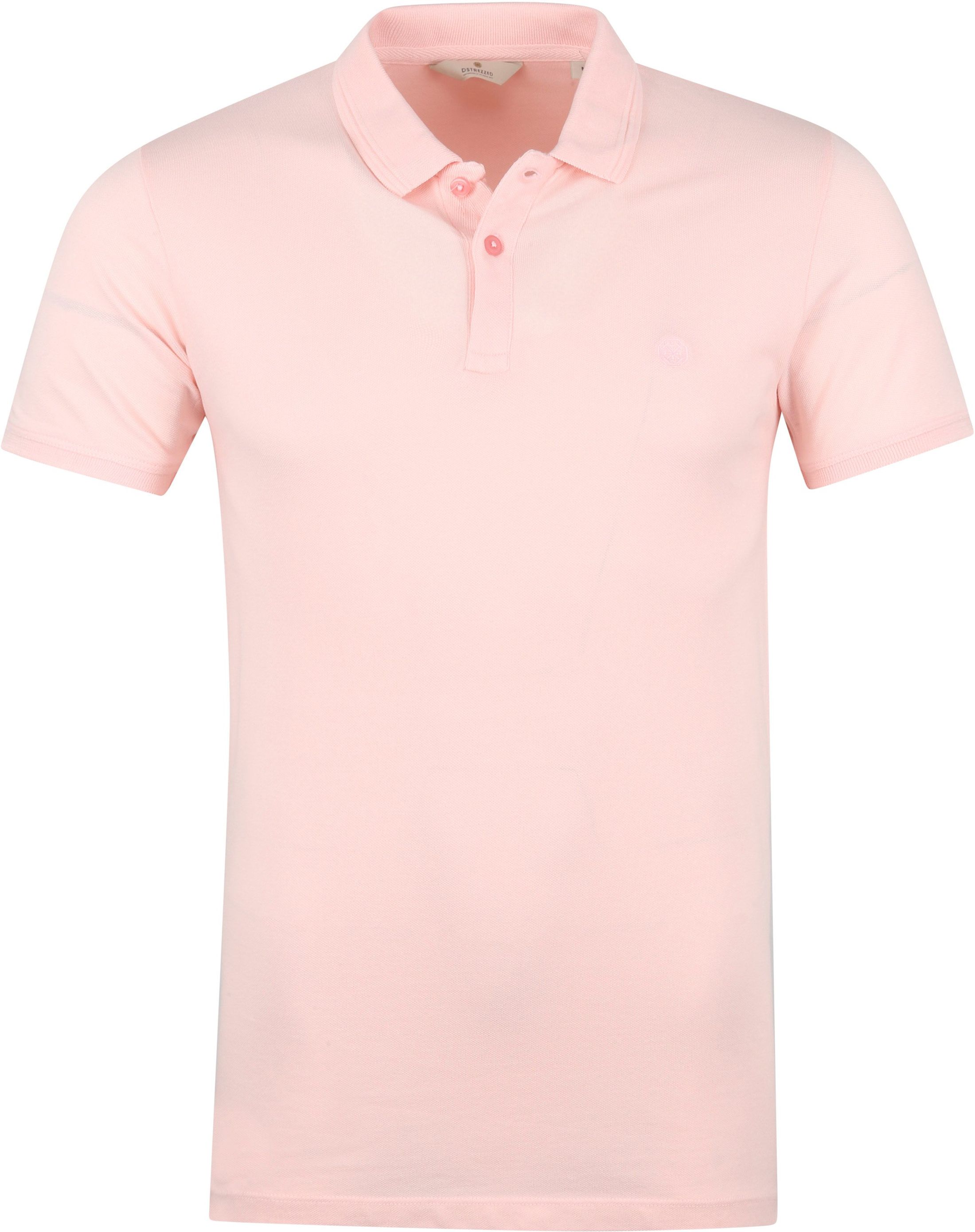 Dstrezzed Pique Polo Shirt Bowie Pink size L
