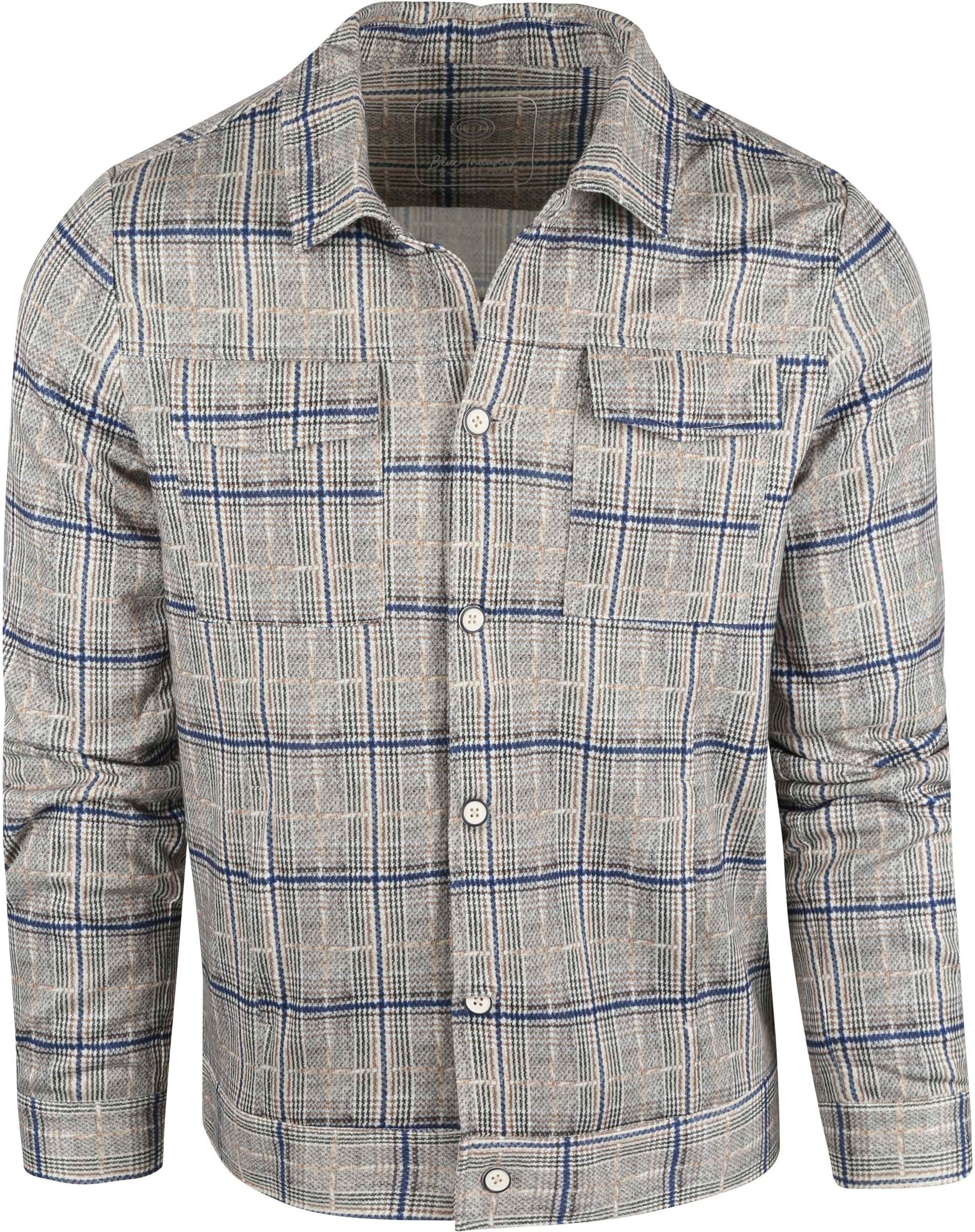 Blue Industry Overshirt Checkered Beige JBIS22-M20 order online | Suitable