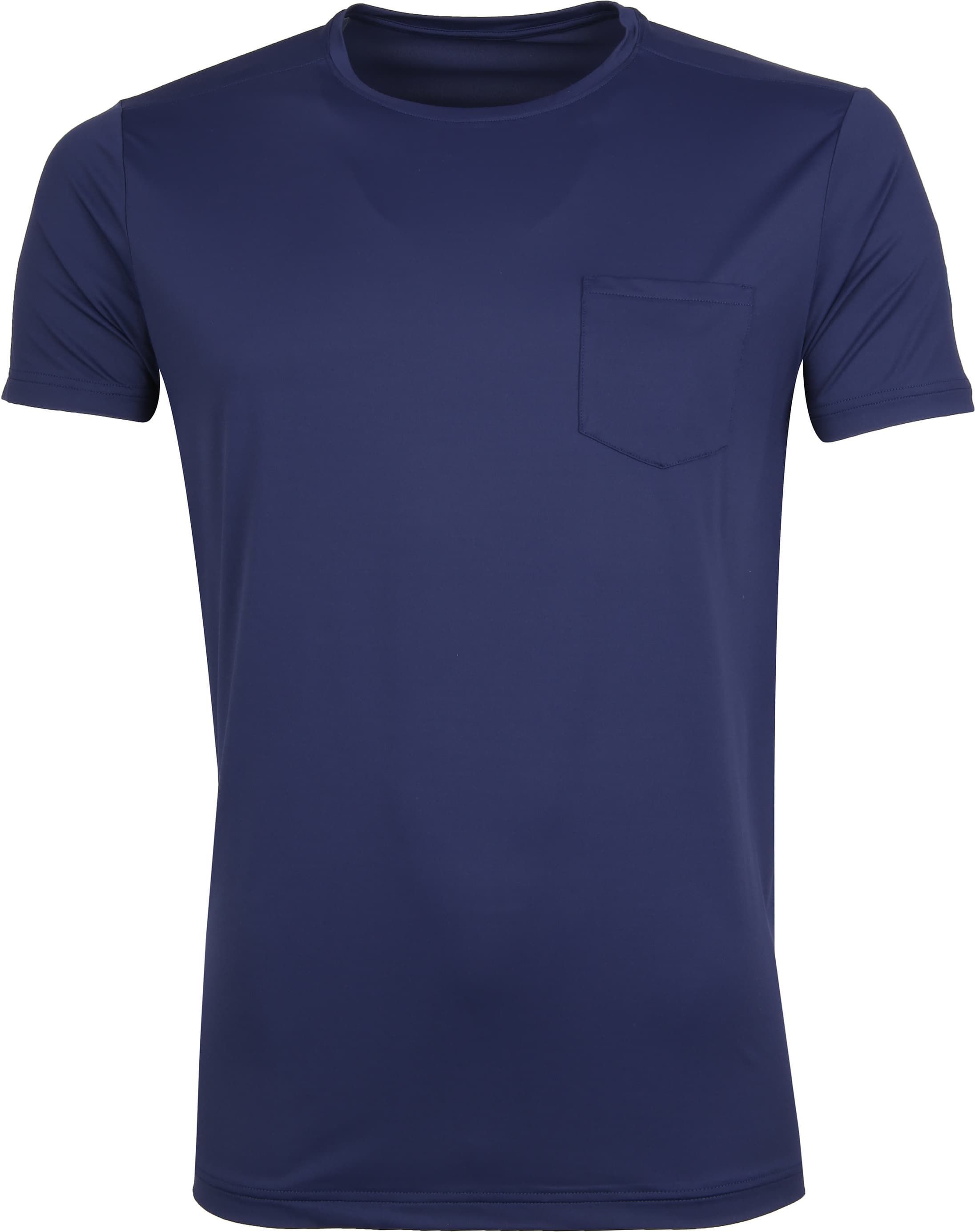 Save The Duck T-shirt Navy Stretch Dark Blue Blue size XL