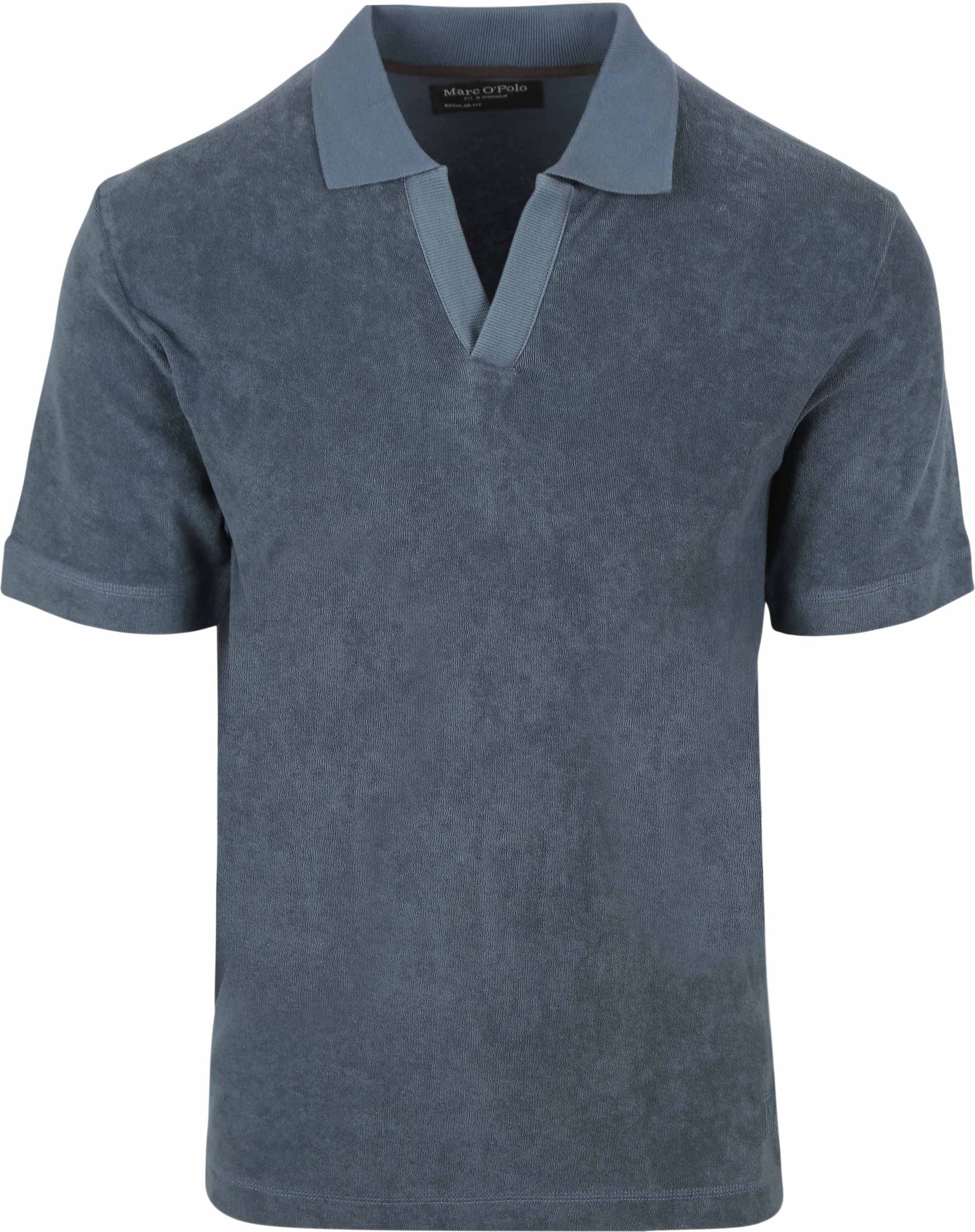 Marc O'Polo Polo Shirt Riva Terry Cloth Blue 524213453218-870 order online | Suitable