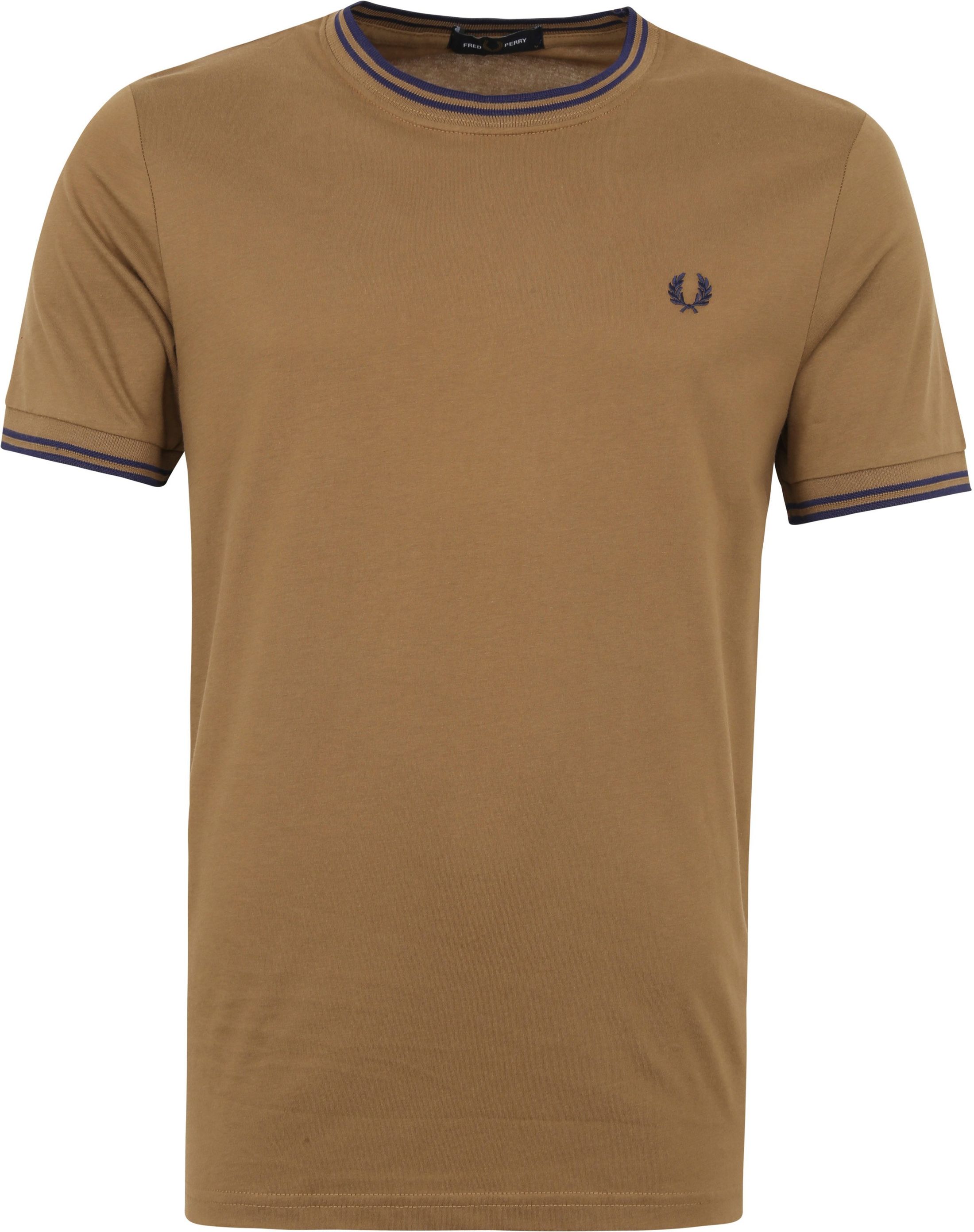 Fred Perry T-shirt M1588 Brown size L