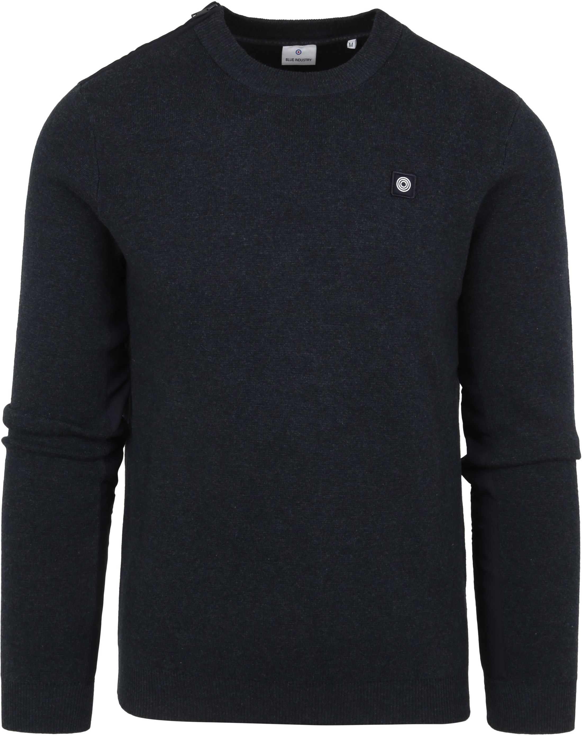 Blue Industry Sweater Zipper Grey size L