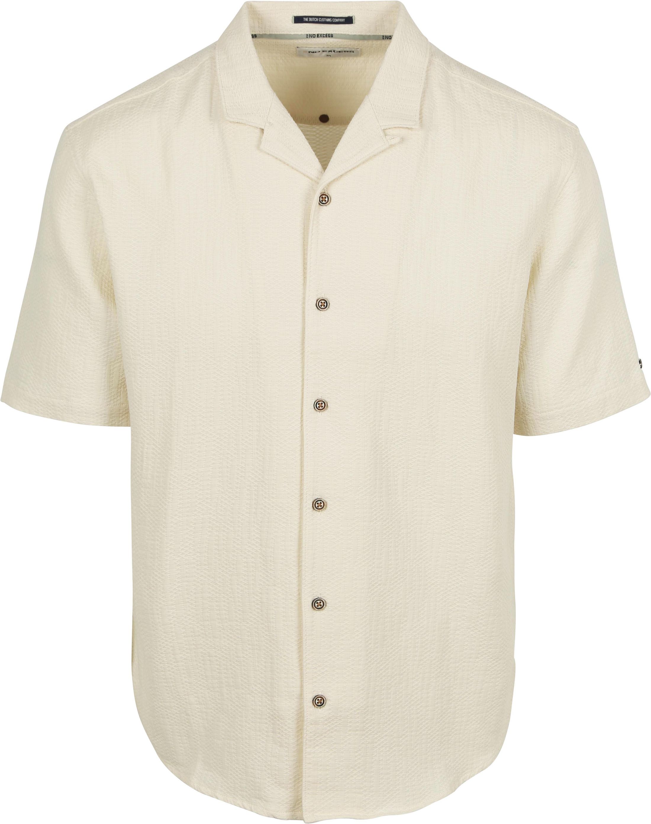No Excess Short Sleeve Hemd Struktur Ecru 27420302-122 kaufen | Suitable