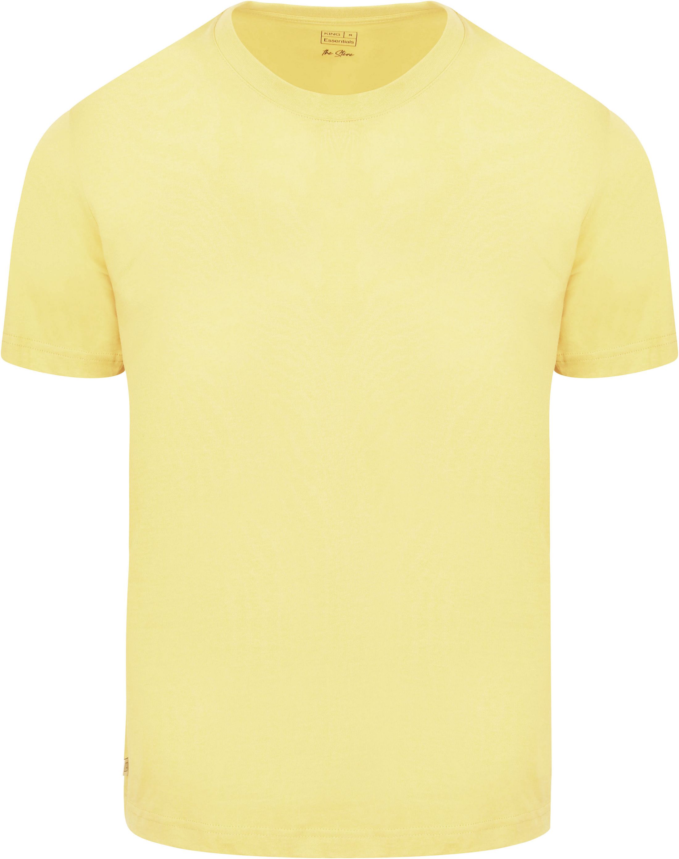 King Essentials The Steve T-Shirt Lichtgeel KM111010001-Y010T kopen | Suitable