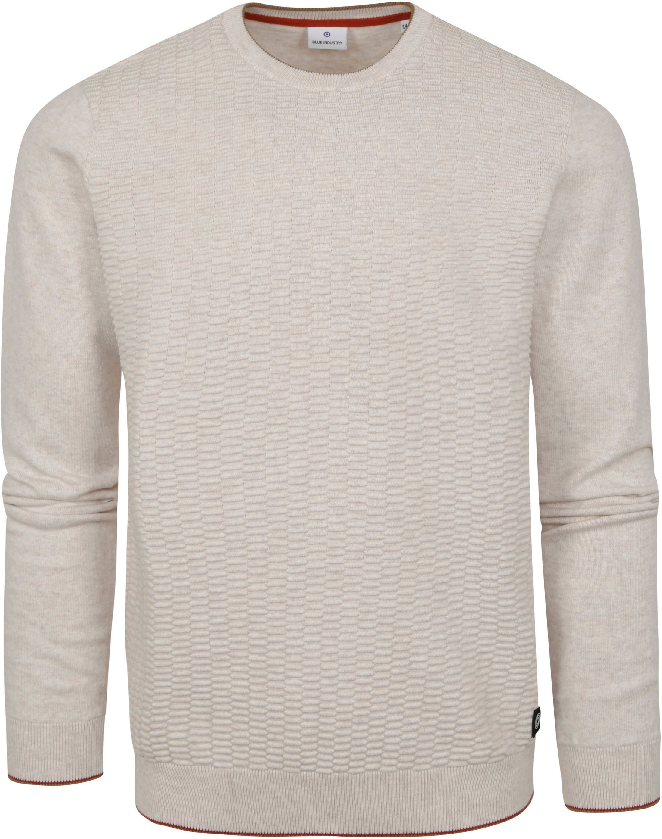 Pull texturé Blue Industry clair Beige taille L