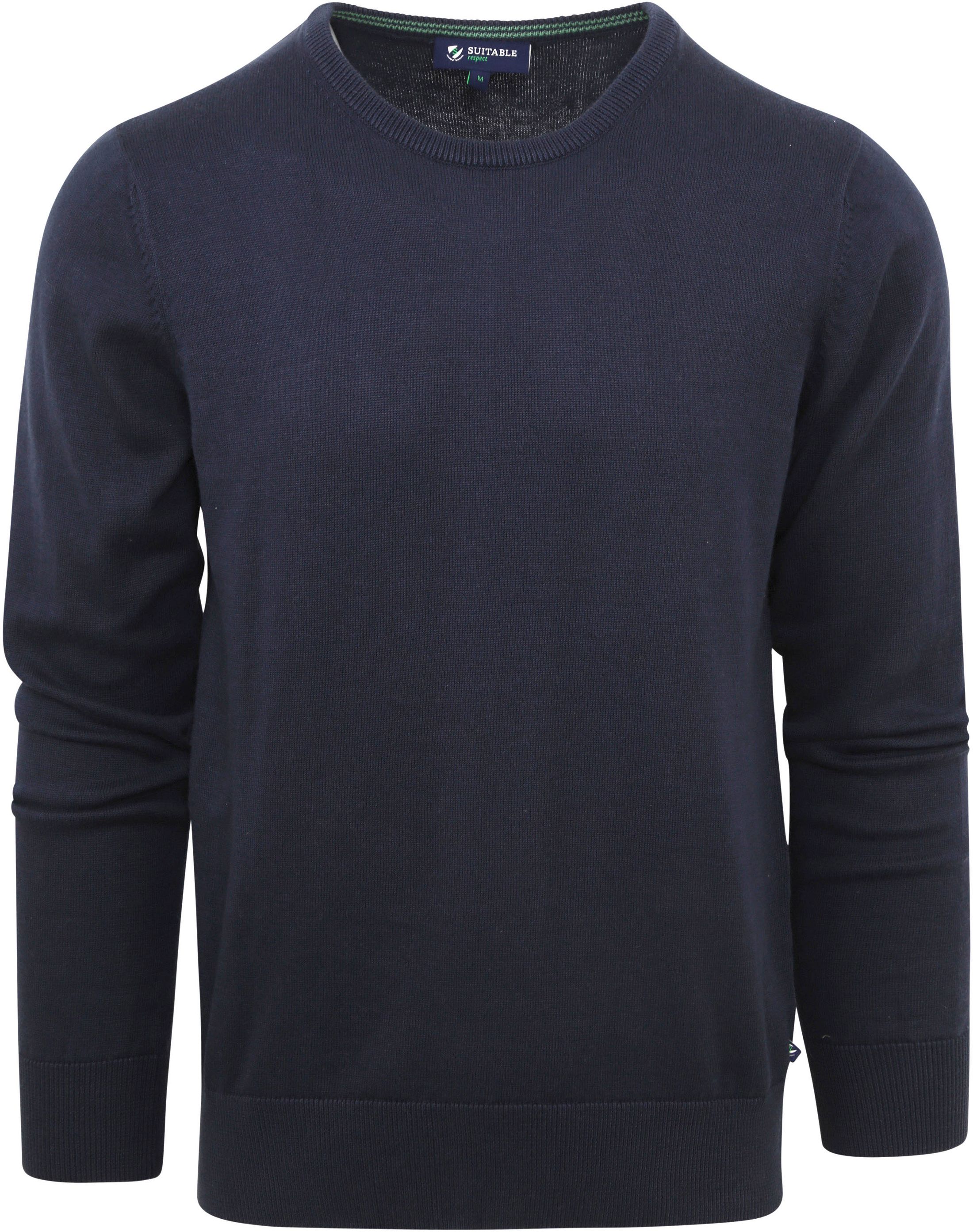 Suitable Respect Oinix Pullover O-Neck Navy RSP-23POI-NA order online | Suitable