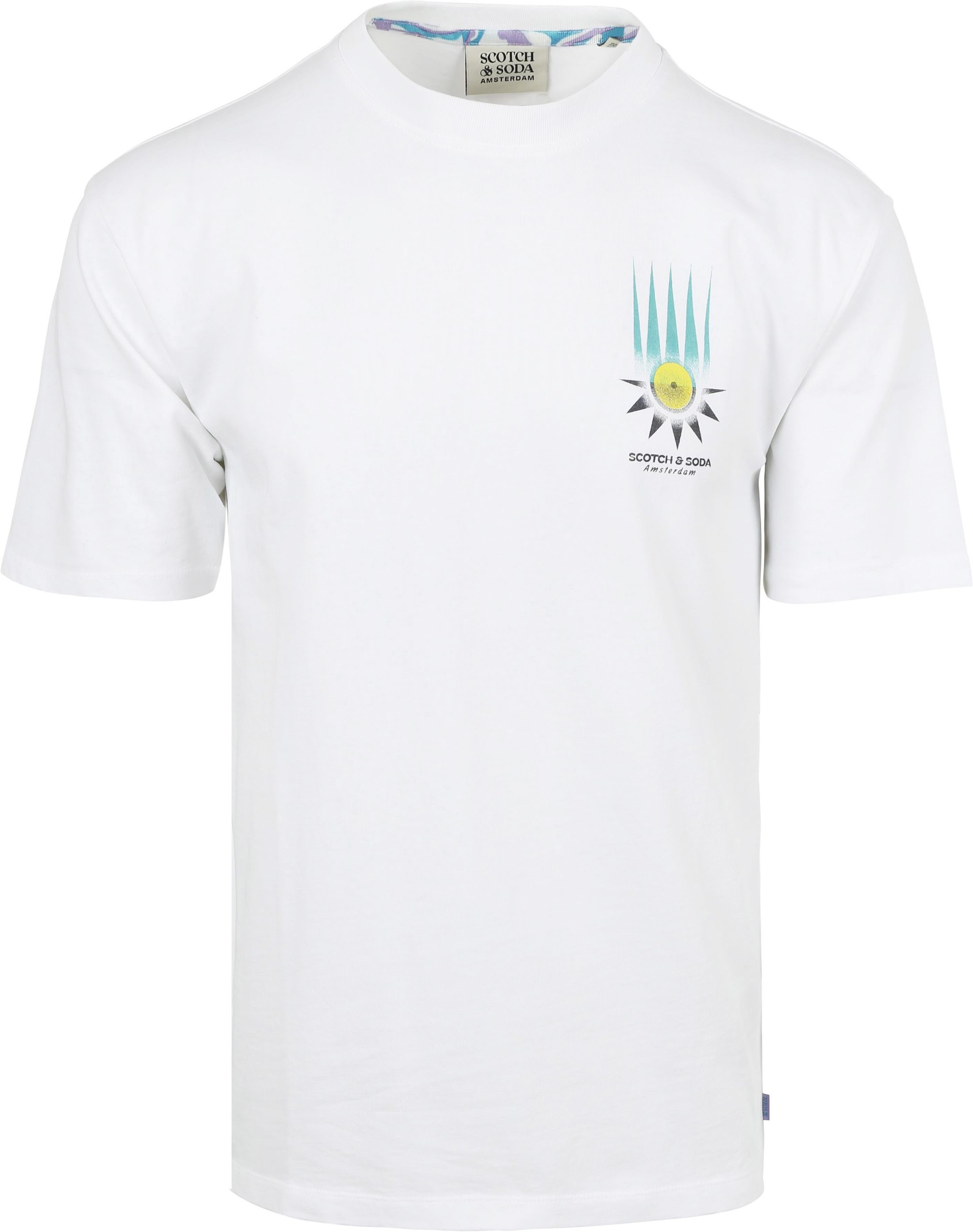 Scotch & Soda T-Shirt Artwork White 180050-101 order online | Suitable