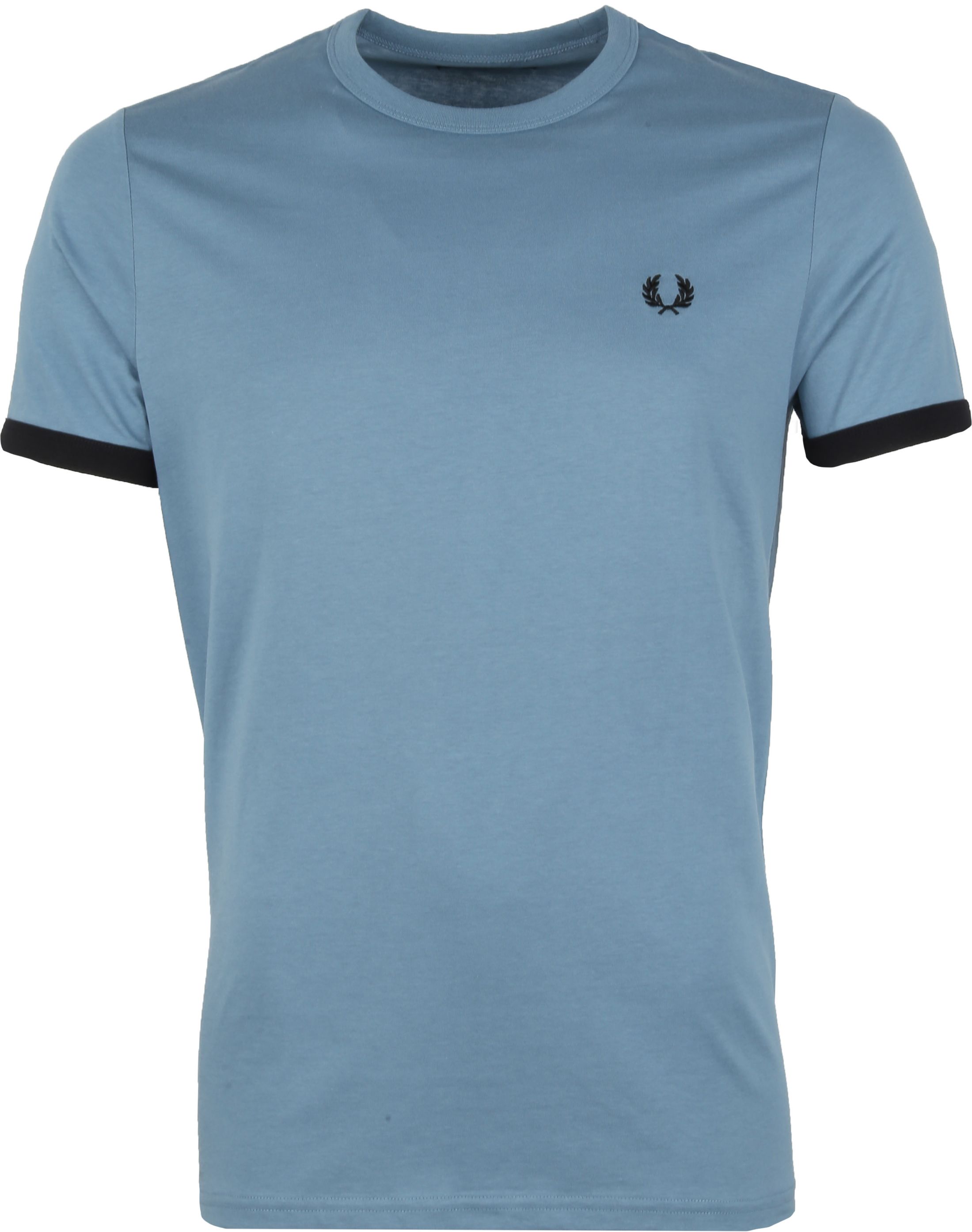 Fred Perry Ringer T-Shirt Mid Blue size XL