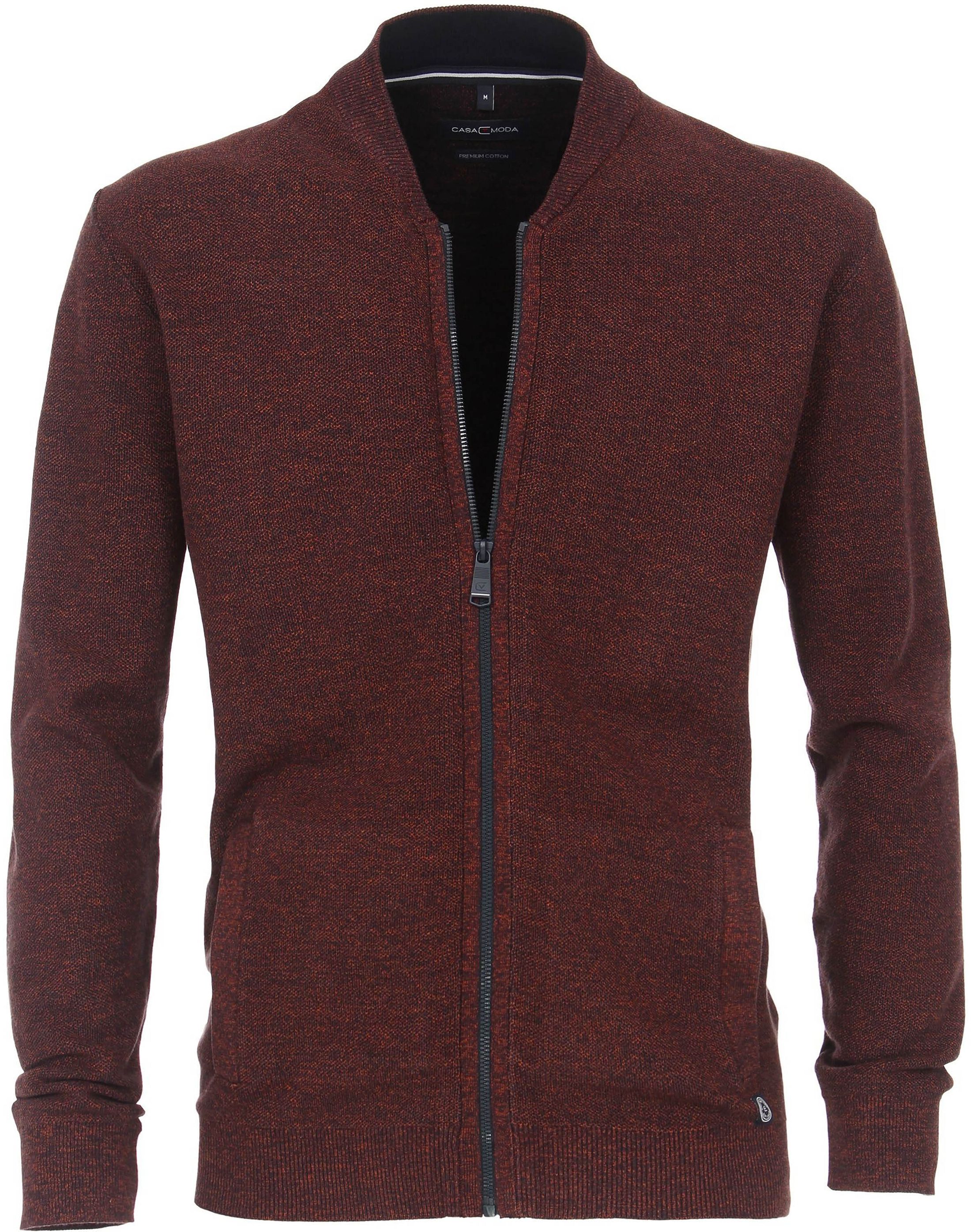 Casa Moda Cardigan Melange Bordeaux order online | 413706000-484 | Suitable Portugal
