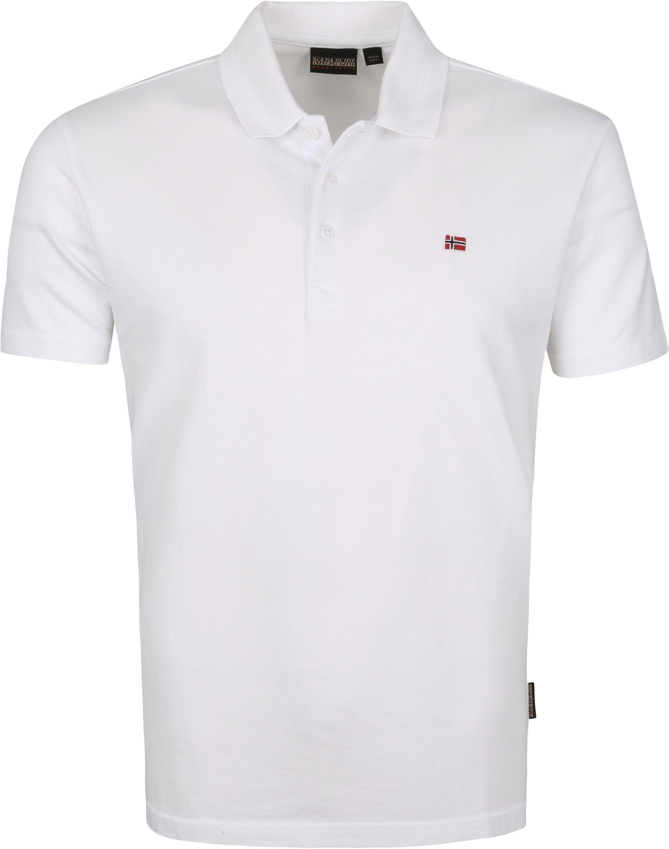 Napapijri Ealis Polo Shirt White size 3XL