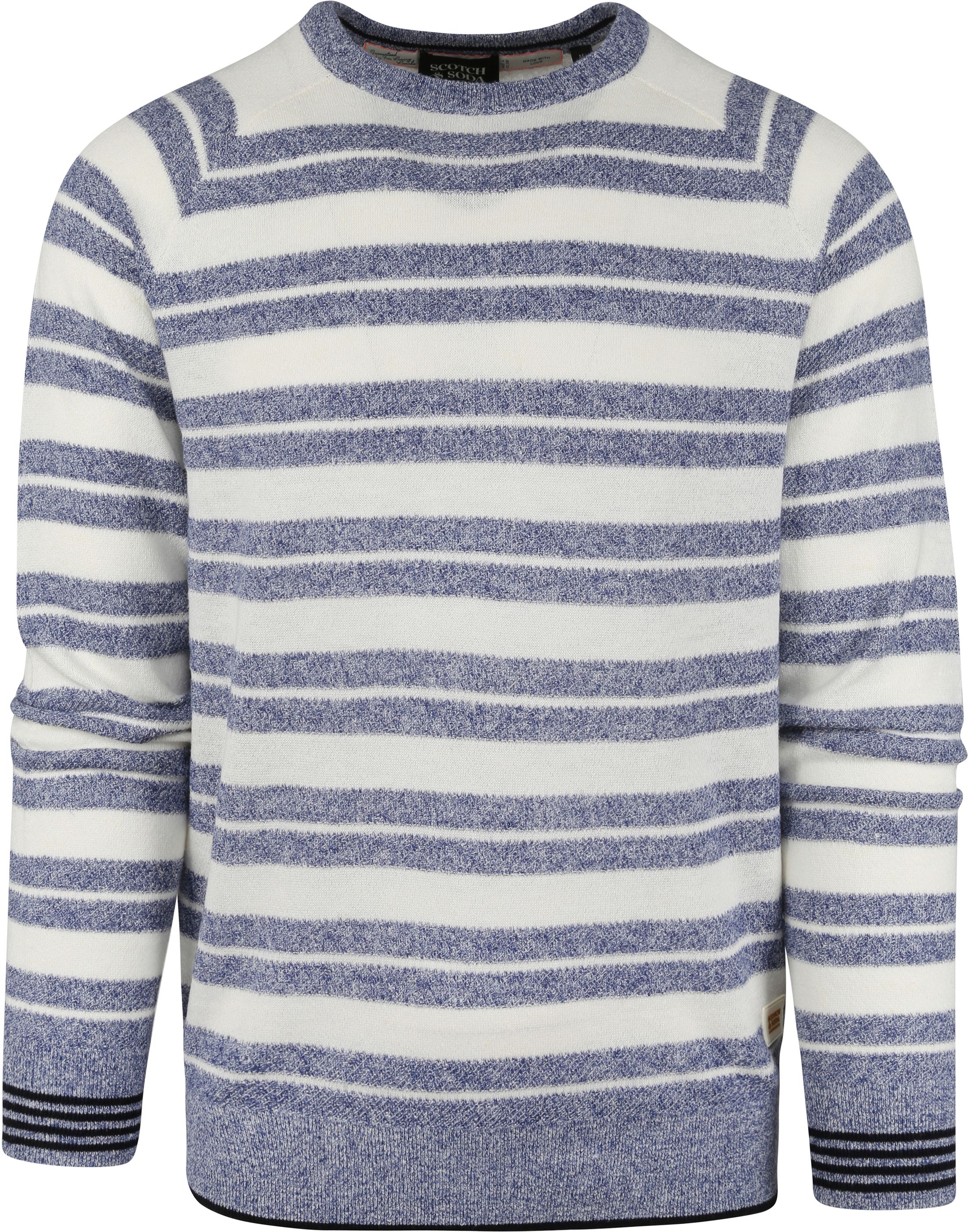 Scotch and Soda Sweater Stripes Blue 168623 order online | Suitable