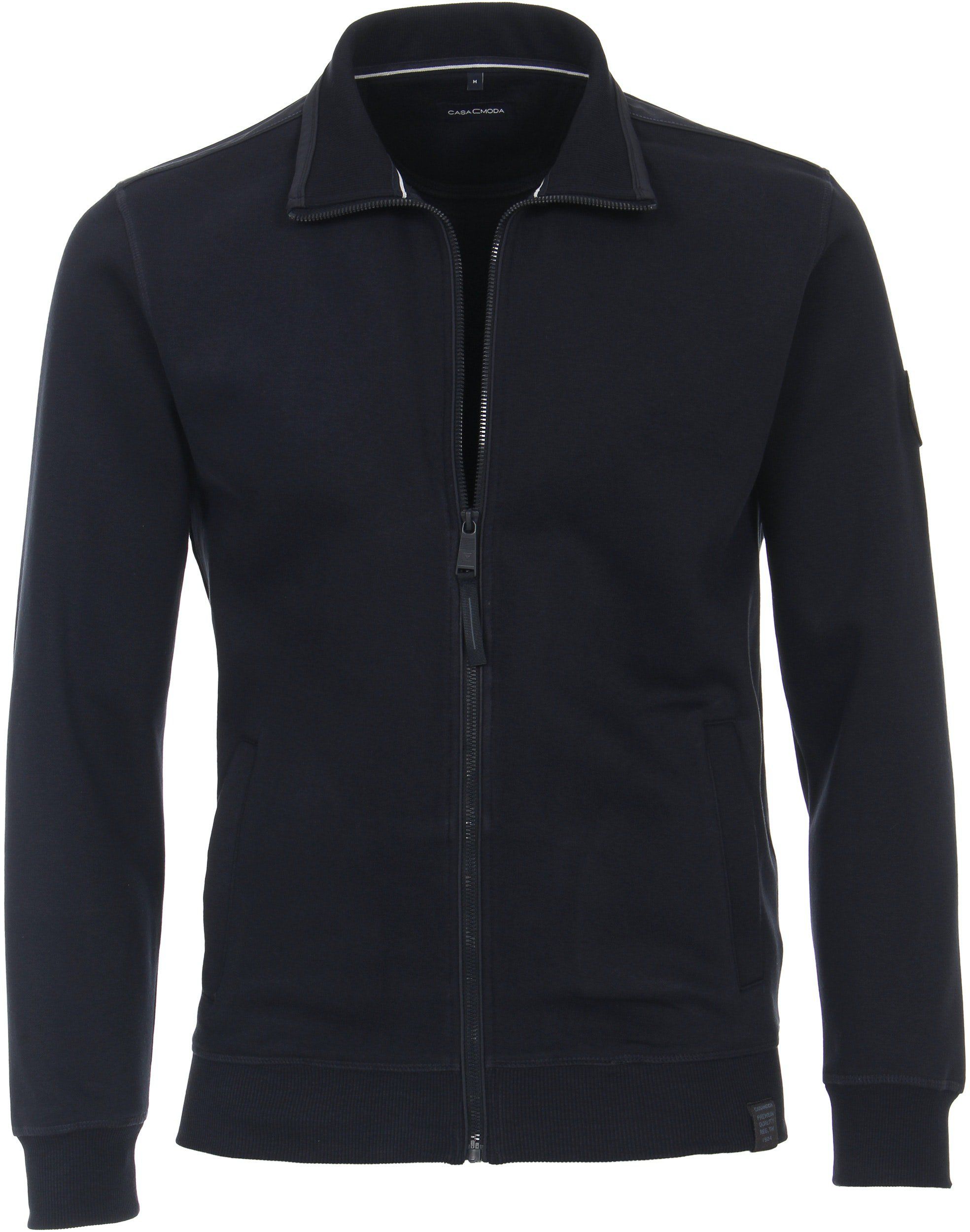 Casa Moda Sport Cardigan Zip Navy Dark Blue size 4XL