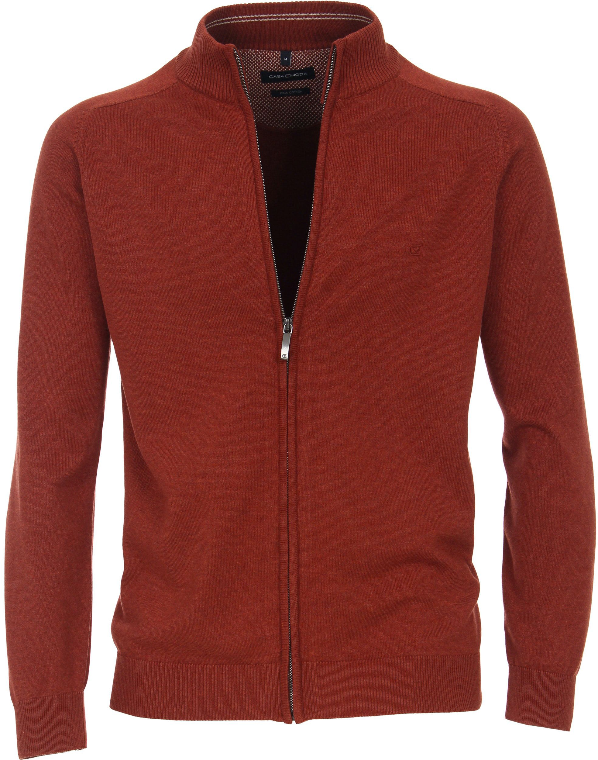 Casa Moda Pullover Zip Brique 004450-490 order online | Suitable