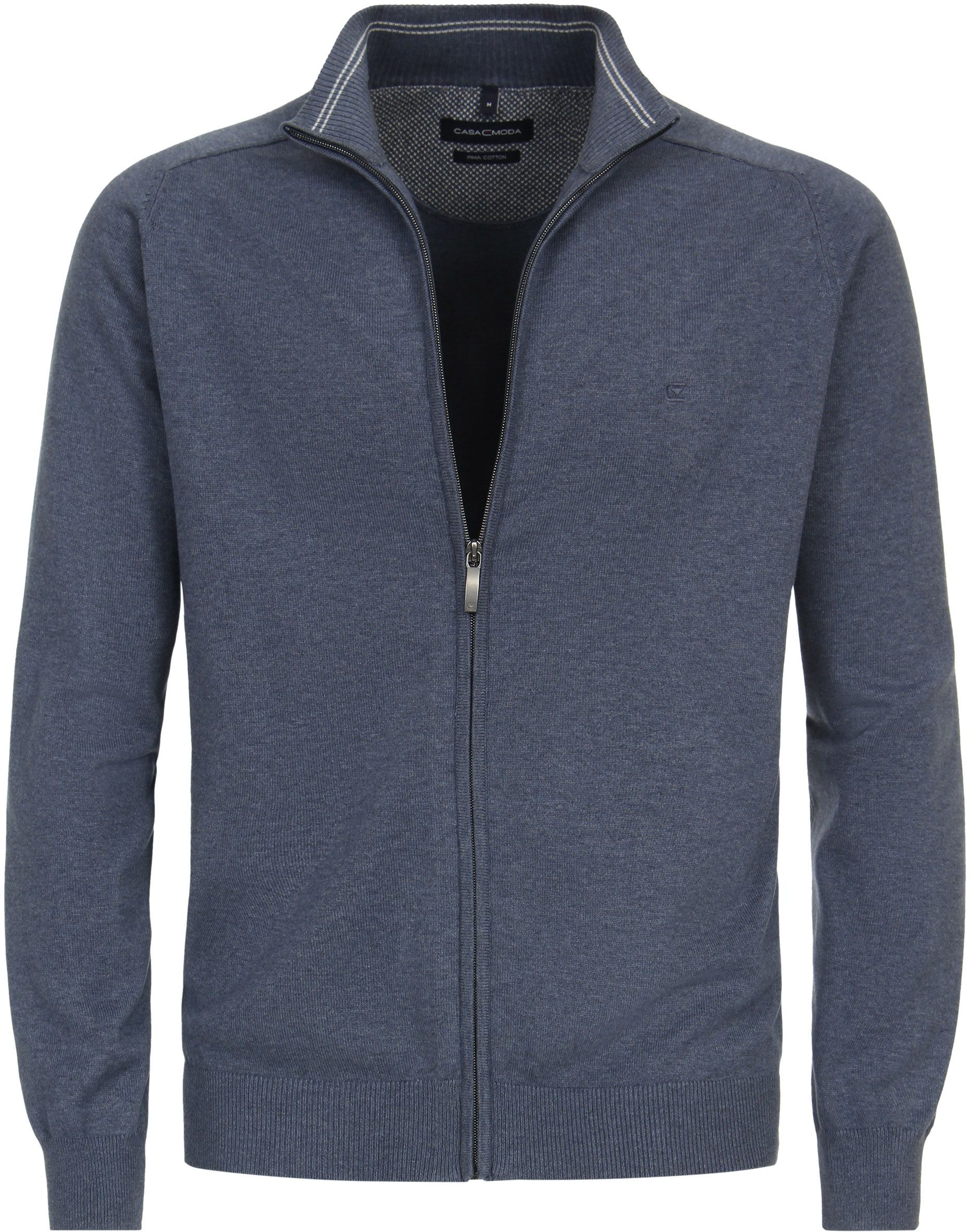 Casa Moda Strickjacke Zip Blau 004450-131 kaufen | Suitable