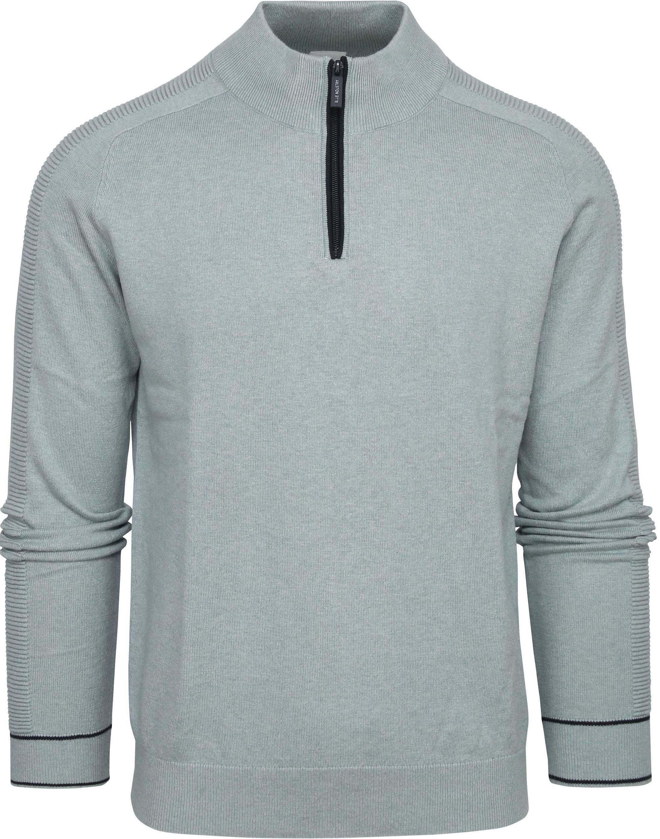Blue Industry Half Zip Jumper Light Green KBIW23-M13-green order online | Suitable