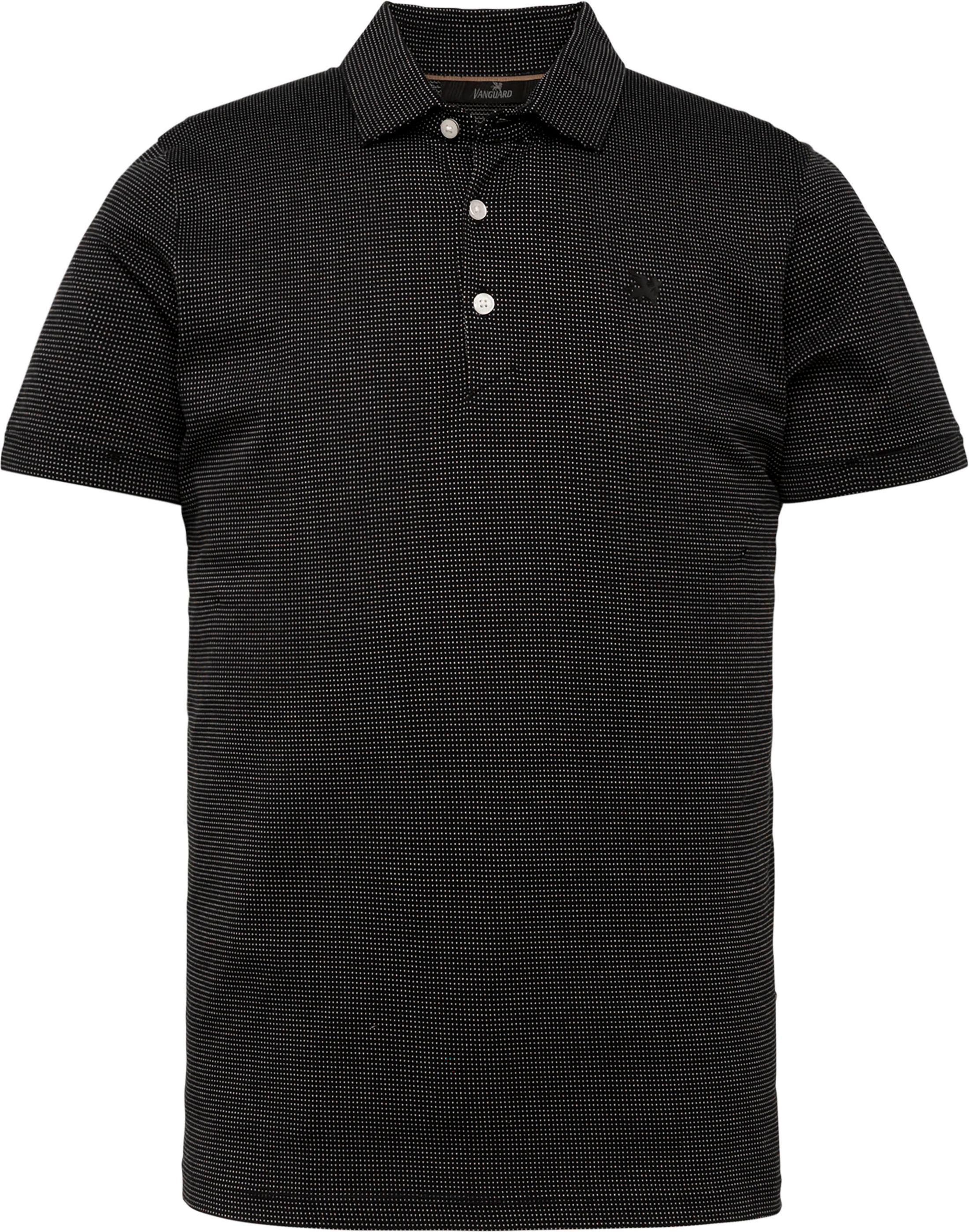 Vanguard Polo Shirt Dots Black size L