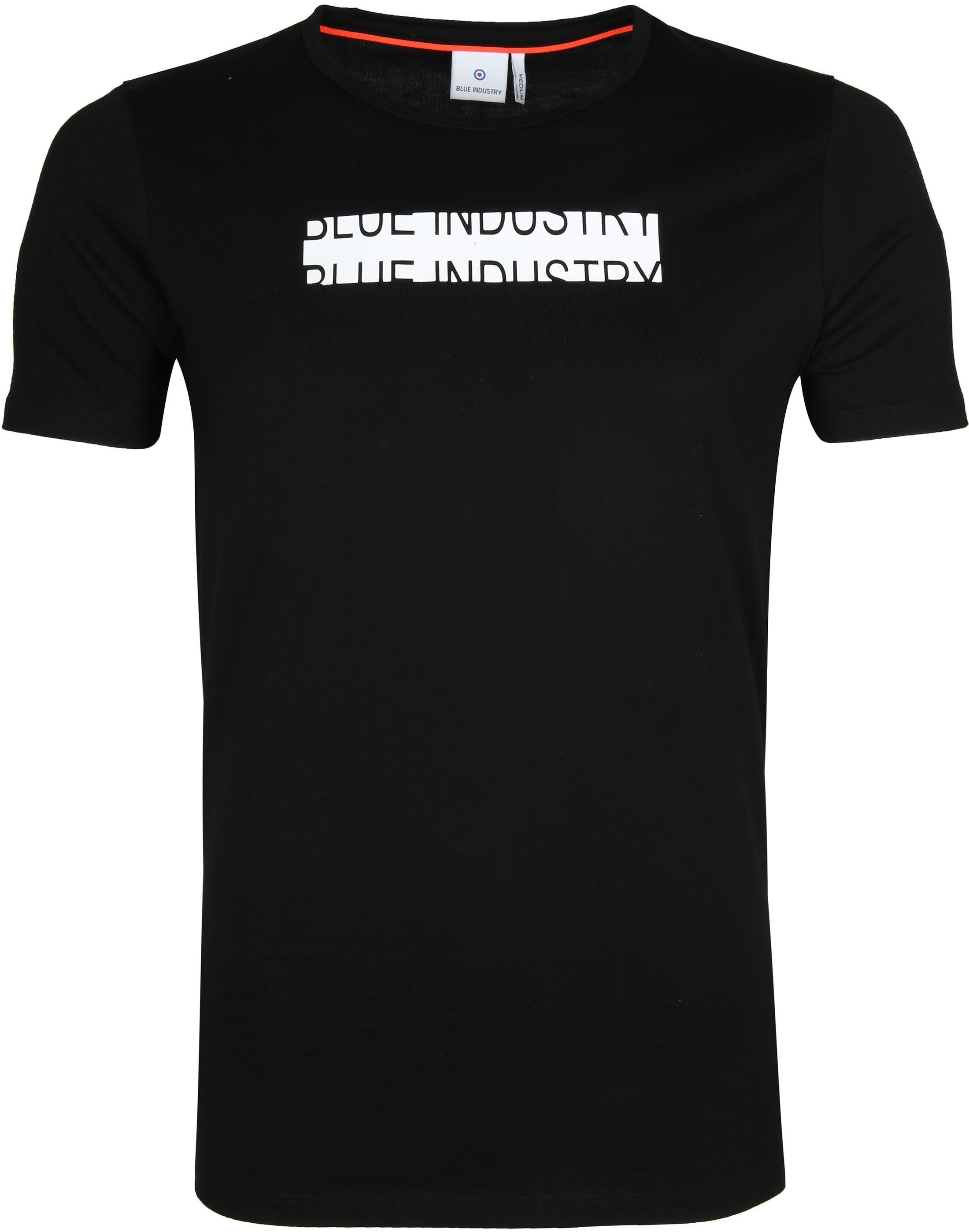 Blue Industry T-Shirt Logo Zwart KBIS20-M53 Black kopen | Suitable