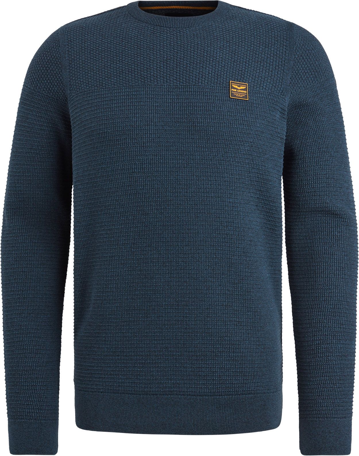 PME Legend Sweater Mouliné Navy order online | PKW2410300-5281 | Suitable Norway
