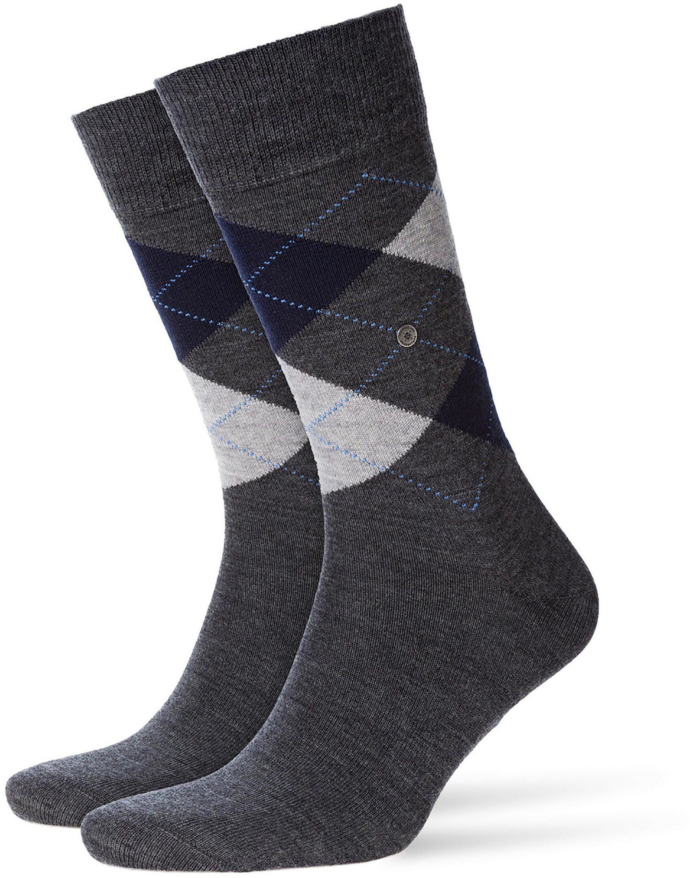 Burlington Socks Edinburgh 3194 Dark Grey Grey size 40-46