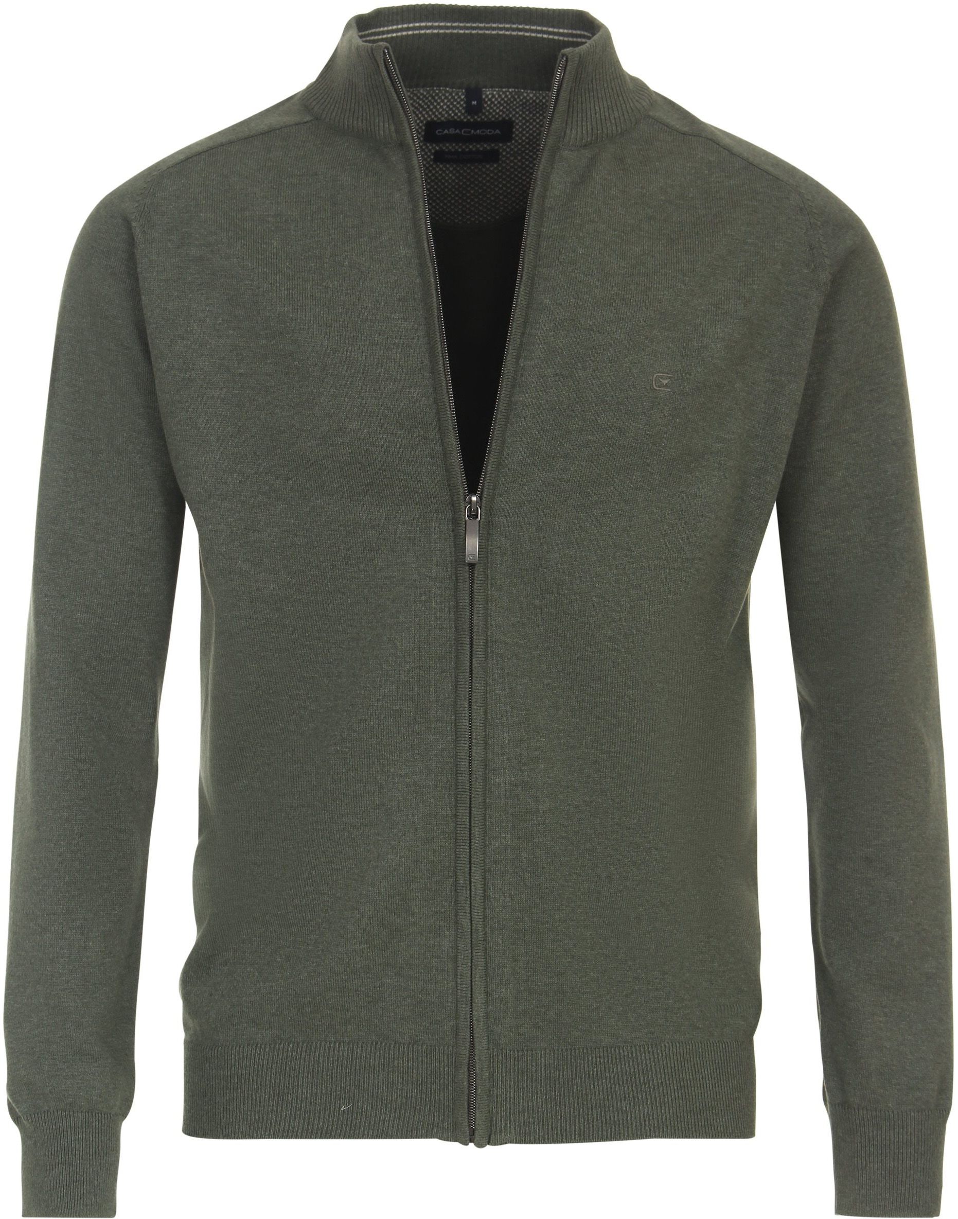 Casa Moda Pullover Zip Green 004450-325 order online | Suitable