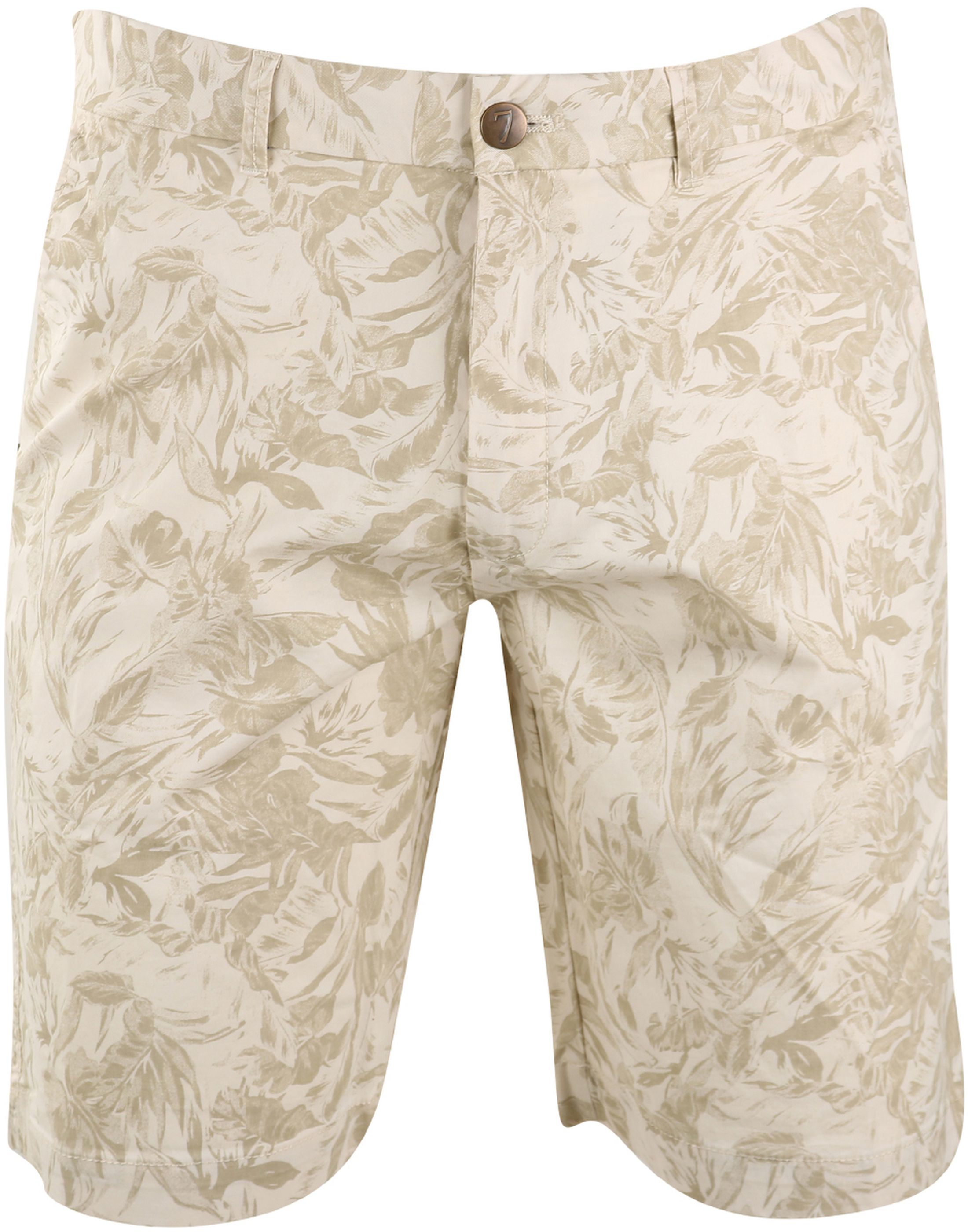 Basic Shorts Print Beige size 31