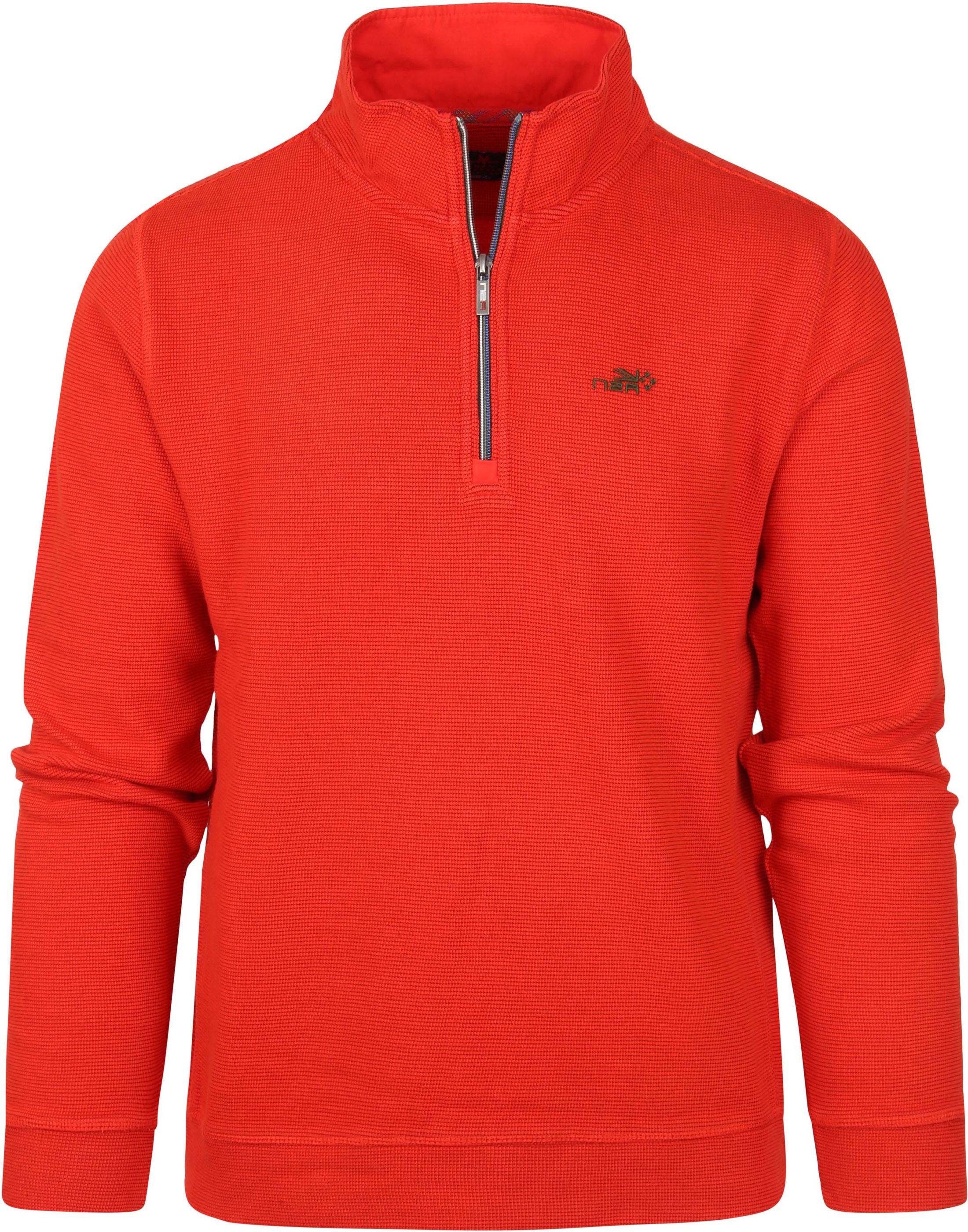 NZA Half Zip Sweater Arapohue Red size 3XL