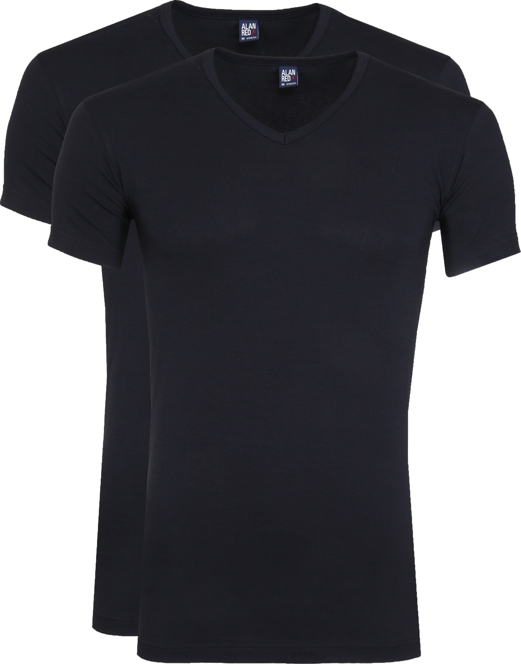 Alan Red Oklahoma T-Shirt Stretch Navy (2-Pack) Dark Blue Blue size L