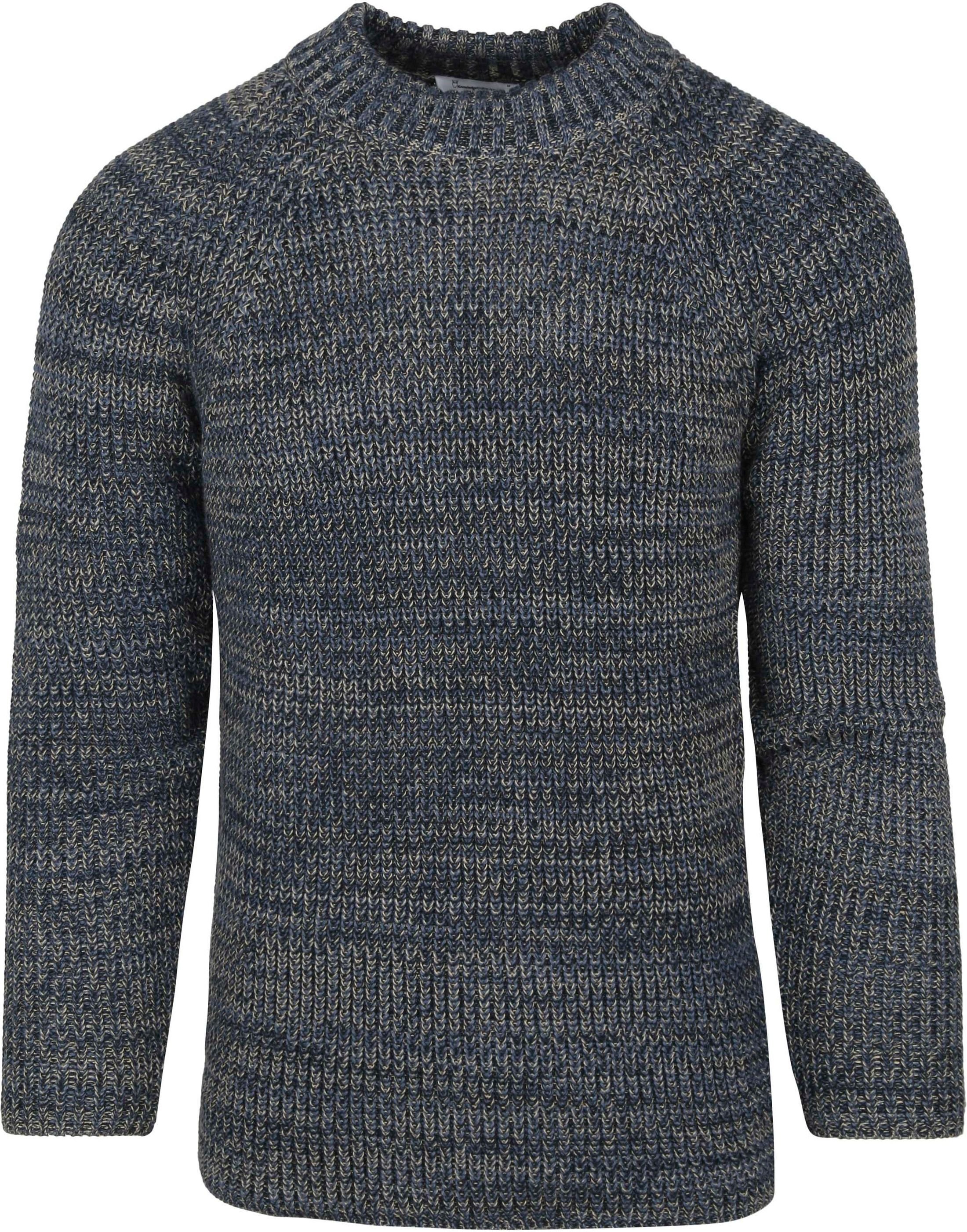 KnowledgeCotton Apparel Trui Yarn Blue 80660-1361 order online | Suitable