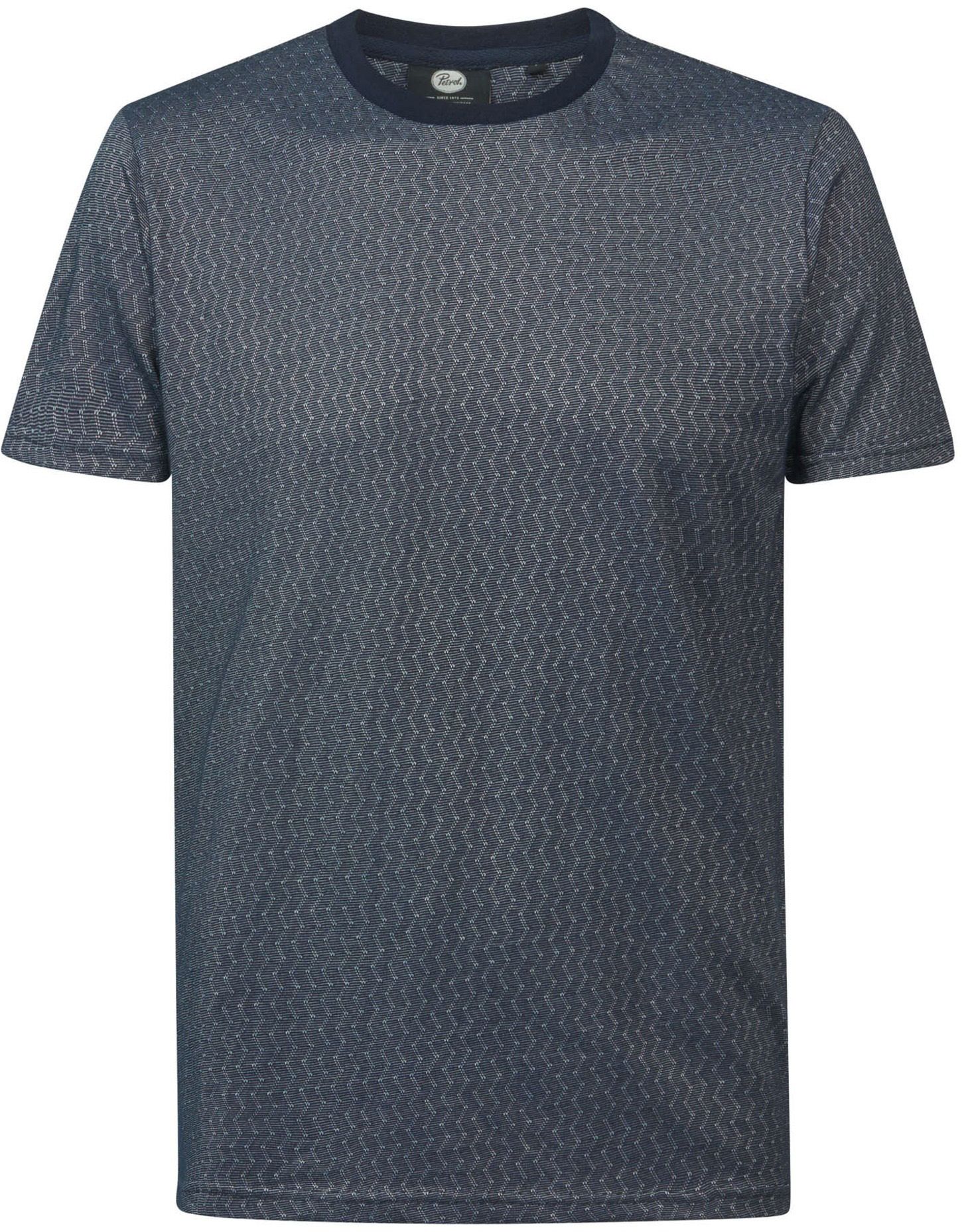 Petrol T-Shirt Zigzag Navy M-1030-TSR703-5152 kopen | Suitable
