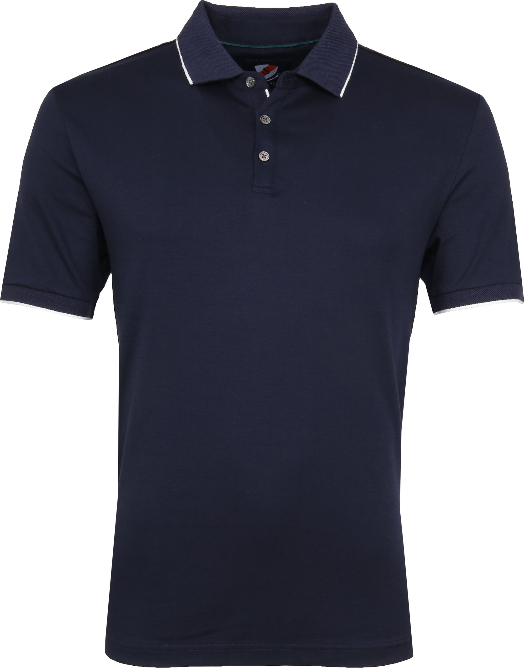 Suitable Liquid Polo Shirt Navy order online | SPE19108LI32ST-290 | Suitable Norway
