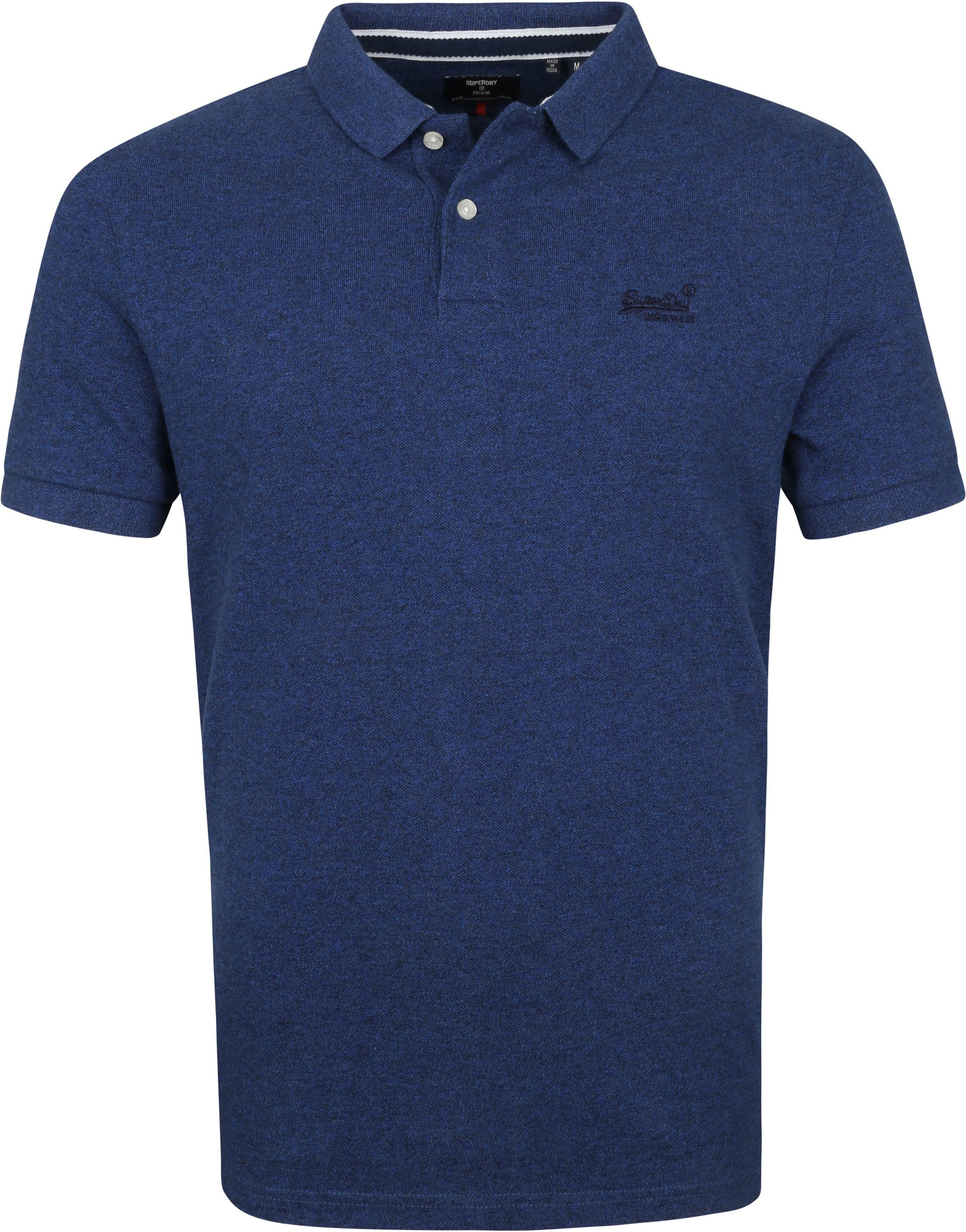 Superdry Classic Polo Shirt Pique Dark Blue Dark Blue size 3XL