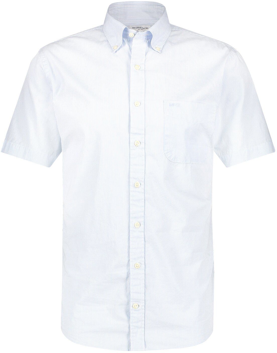 McGregor Shirt Short Sleeve Stripes Light Blue size L