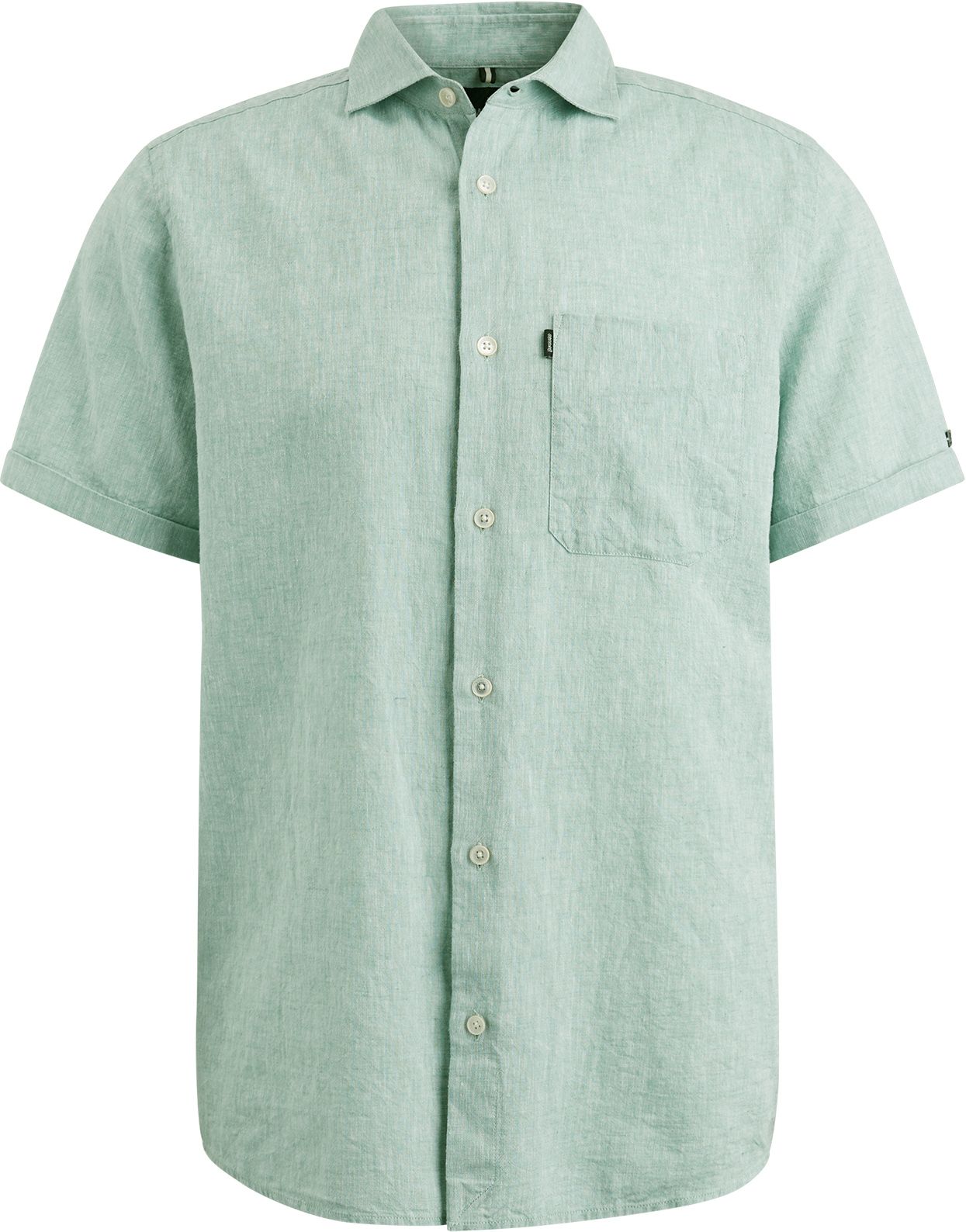 Vanguard Short Sleeve Shirt Linen Green VSIS2404255-6124 order online | Suitable