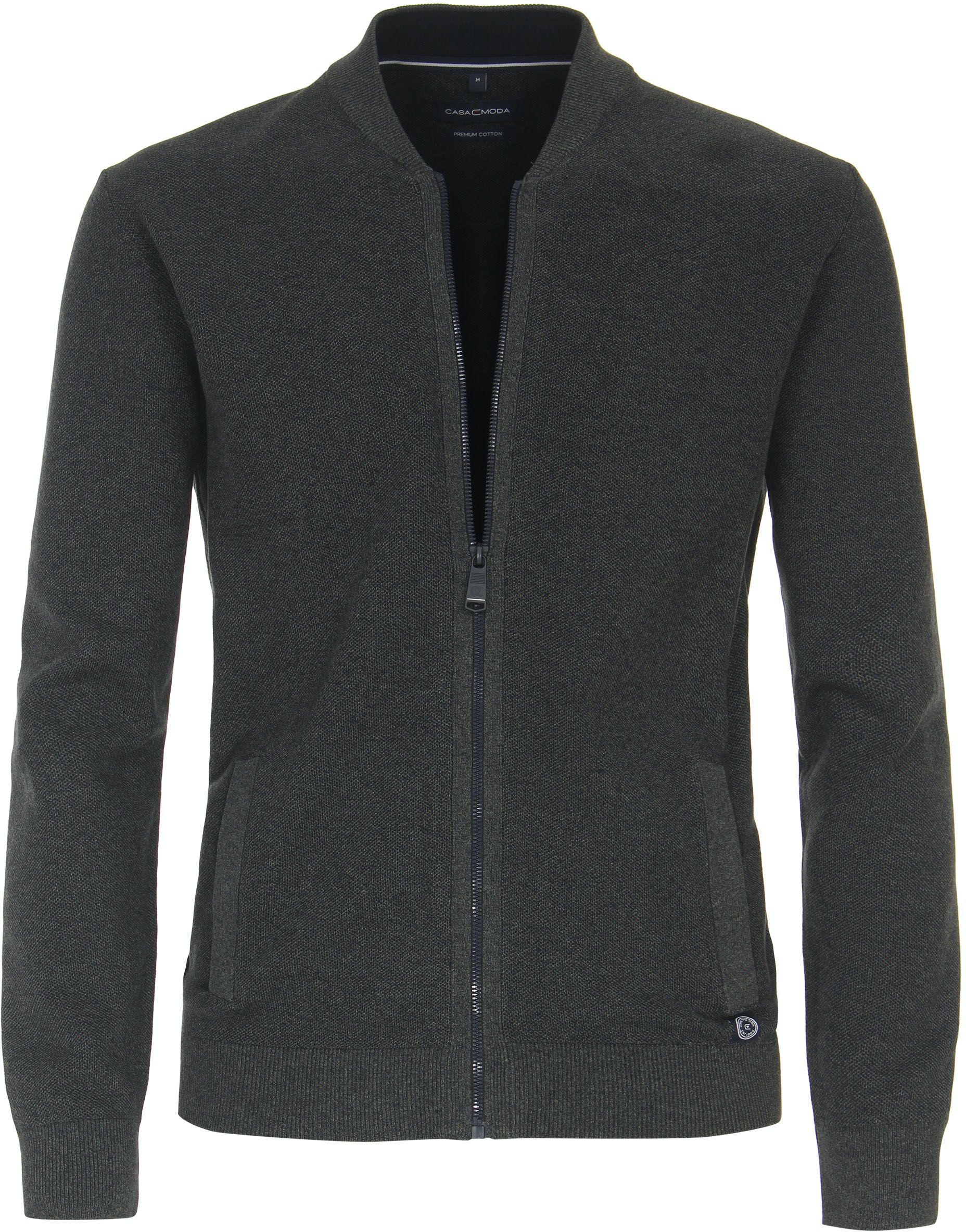 Casa Moda Zip Cardigan Anthracite order online | 413706000-301 | Suitable Spain
