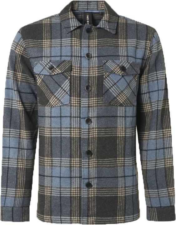 No-Excess Overshirt Pane Blue 14411112 order online | Suitable