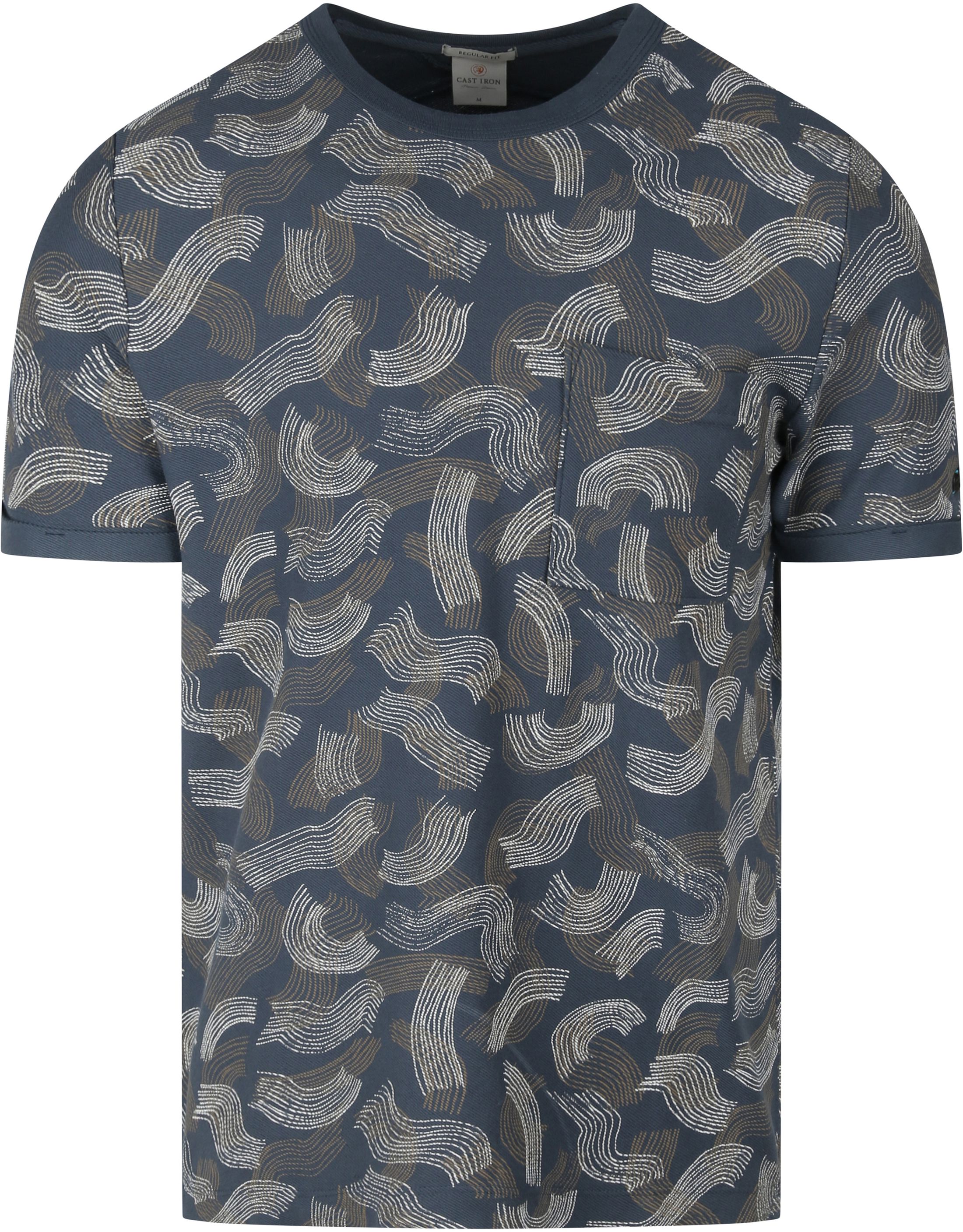 Cast Iron T Shirt Dark Blue Print order online | CTSS2203558 | Suitable Norway