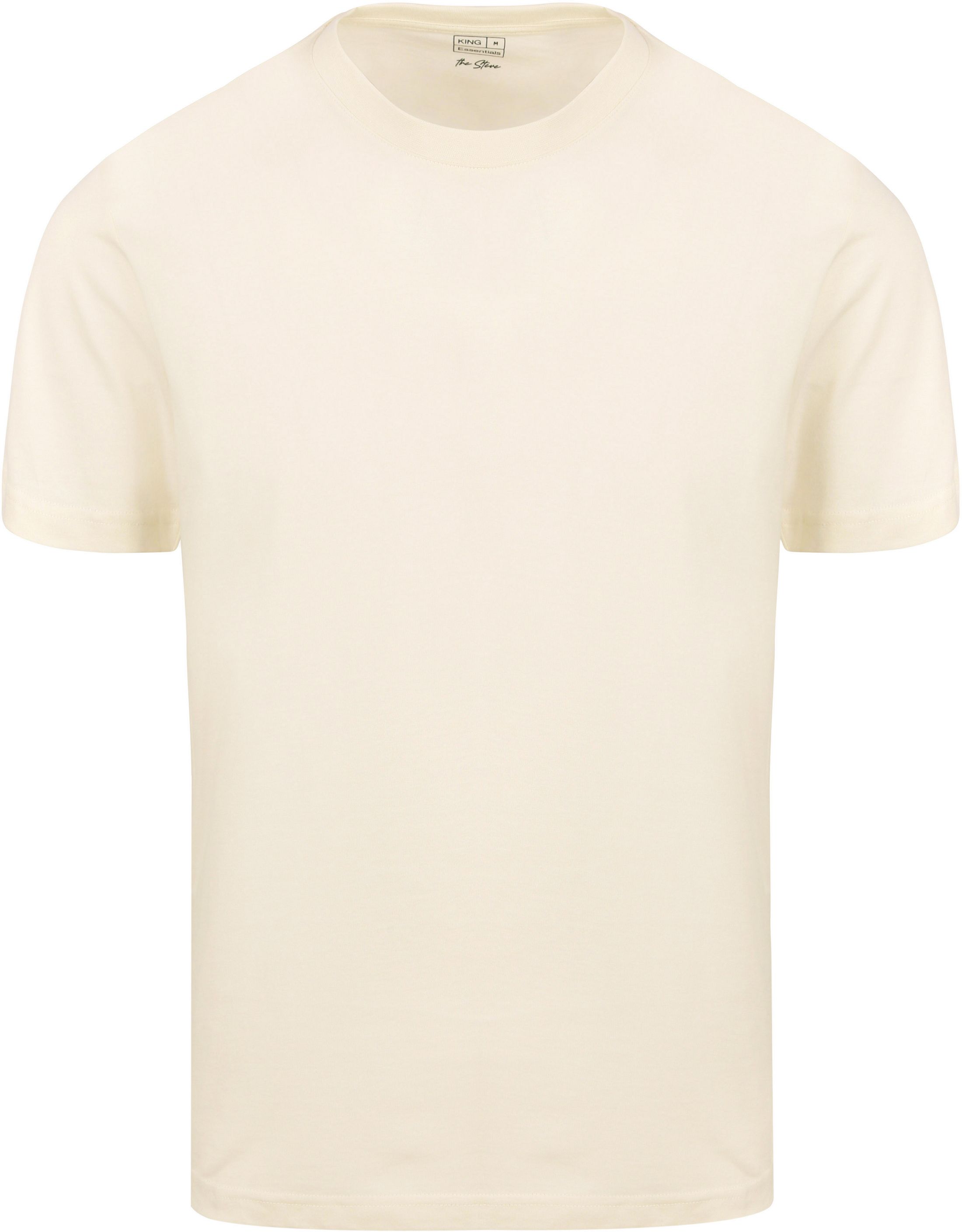 King Essentials The Steve T-Shirt Ecru KM111010001-N000T kopen | Suitable