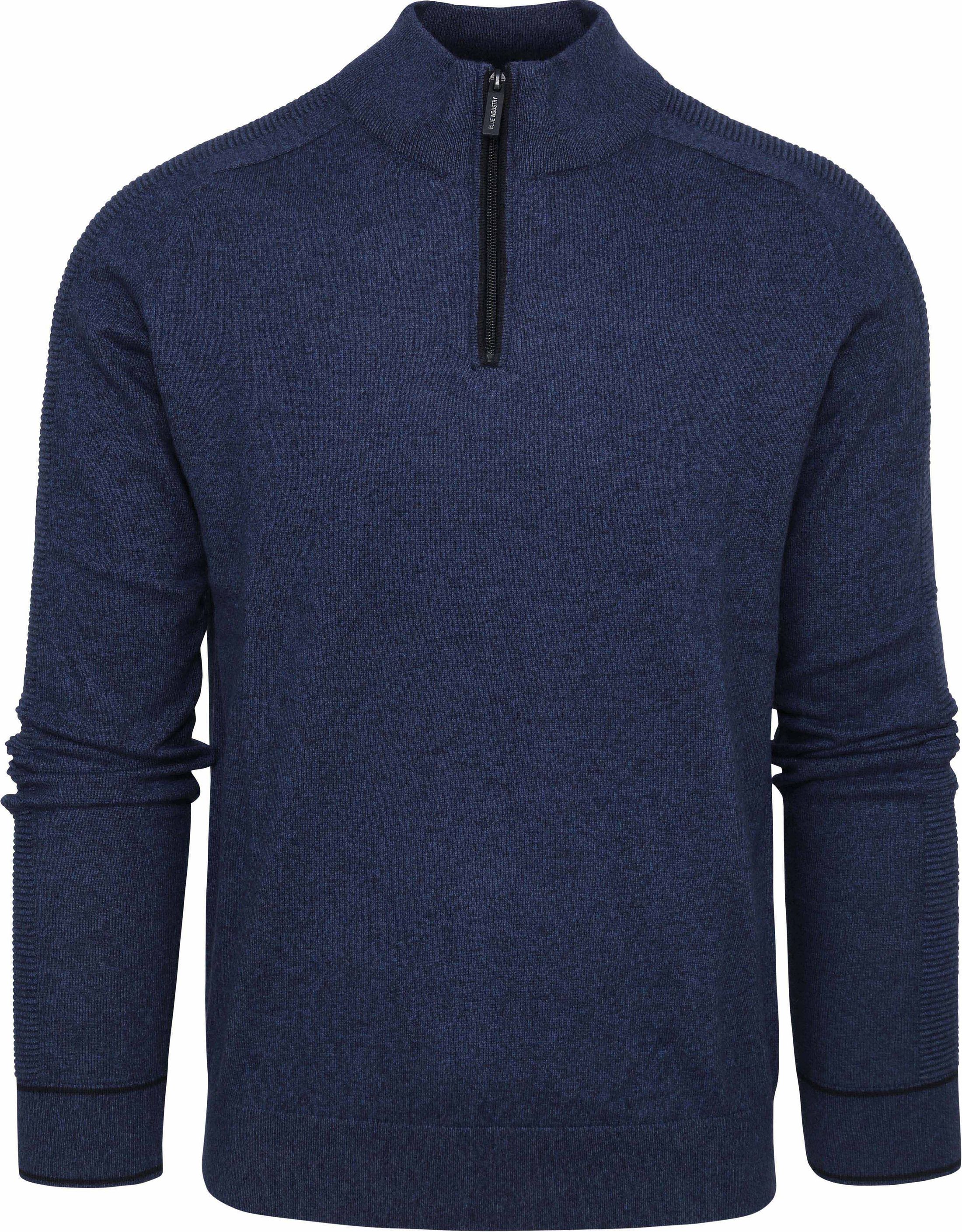 Blue Industry Half Zip Trui Donkerblauw KBIW23-M13-denim kopen | Suitable