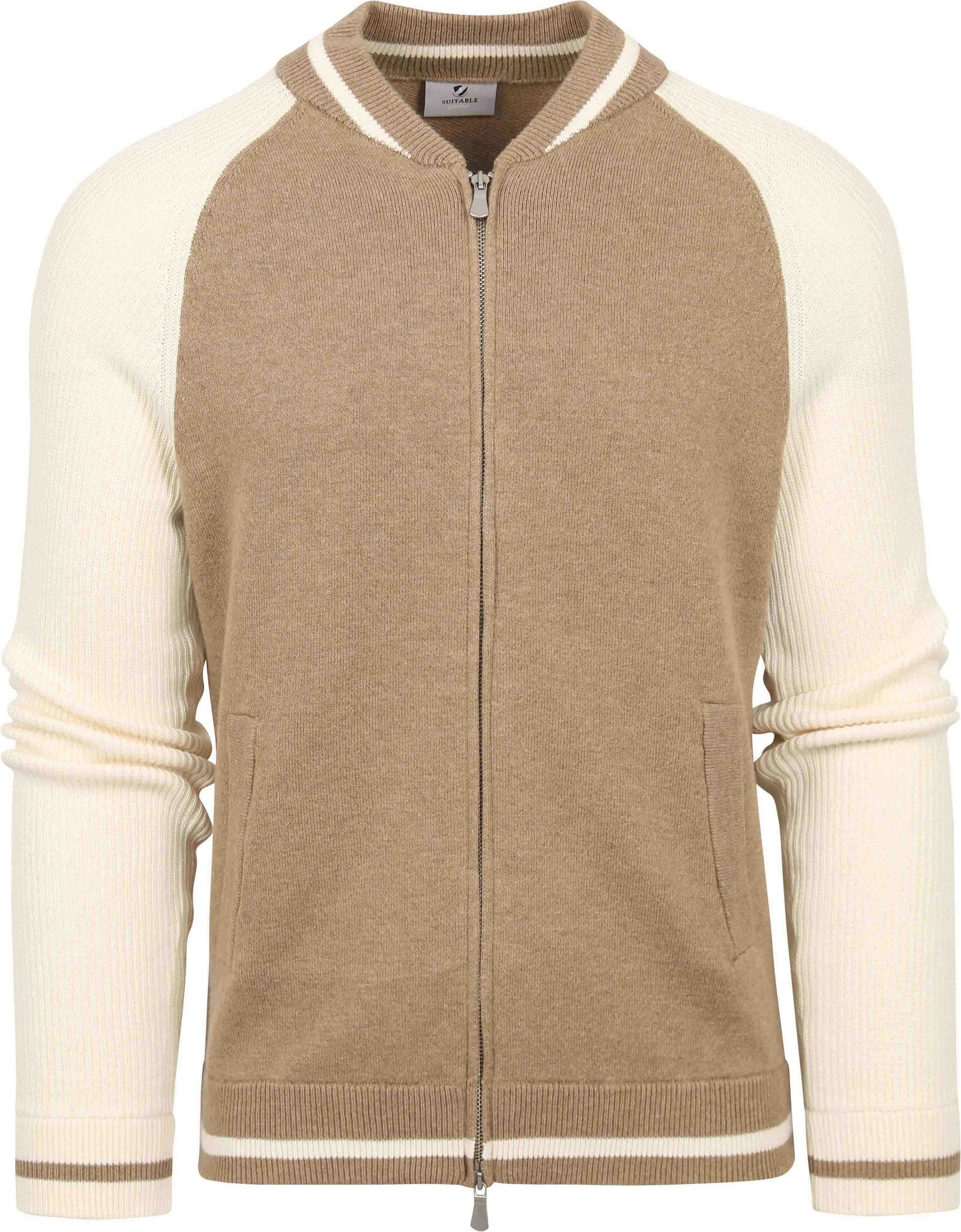 Suitable Cardigan Max Varsity Woolmix Beige SPE23305MA17ST-820 order online | Suitable