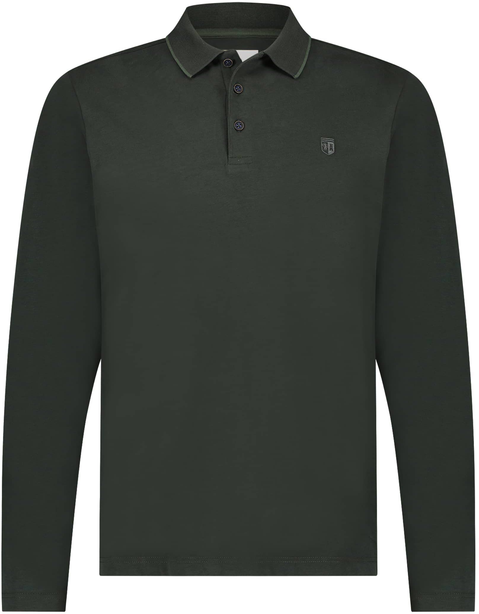 State Of Art Polo Shirt Dark Dark Green Green size L