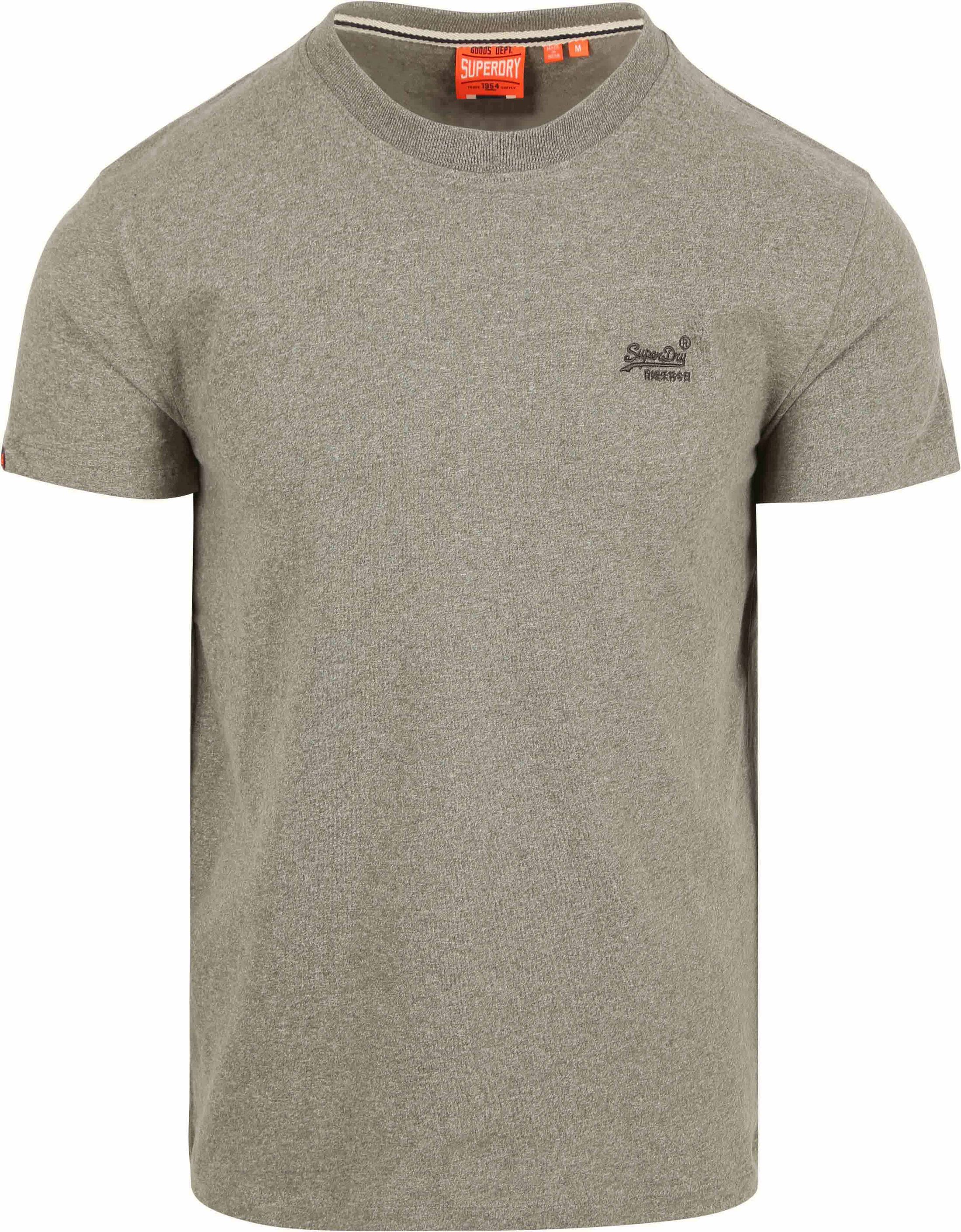 Superdry T-Shirt Classique Melange Olive M1011245A-1BK commander en ligne | Suitable