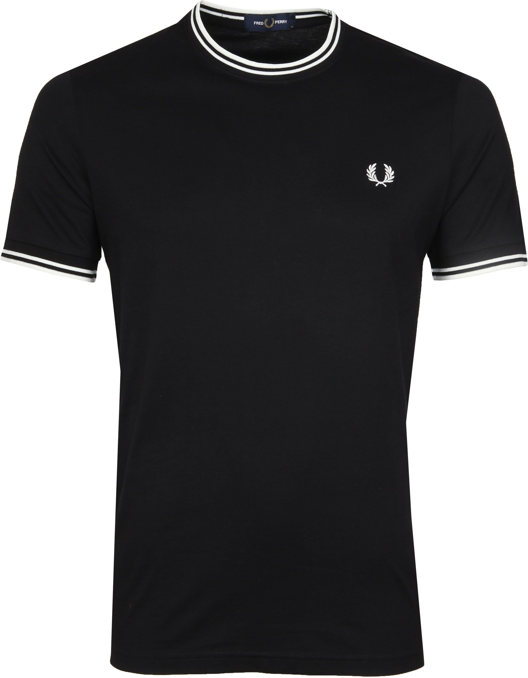 Fred Perry Twin Tipped T-shirt Black size L