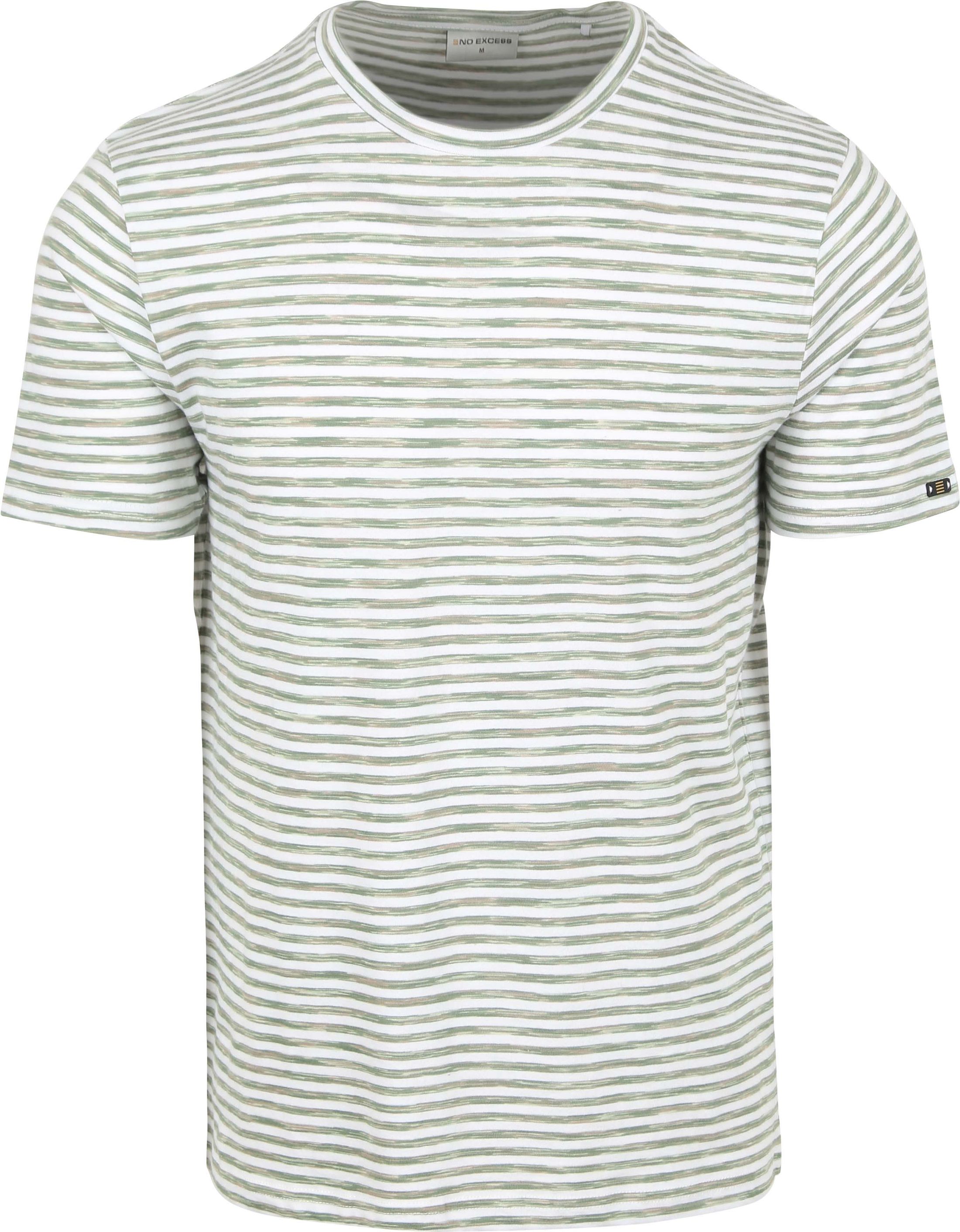 No Excess Stripes T-Shirt Green 27340370SN-050 order online | Suitable