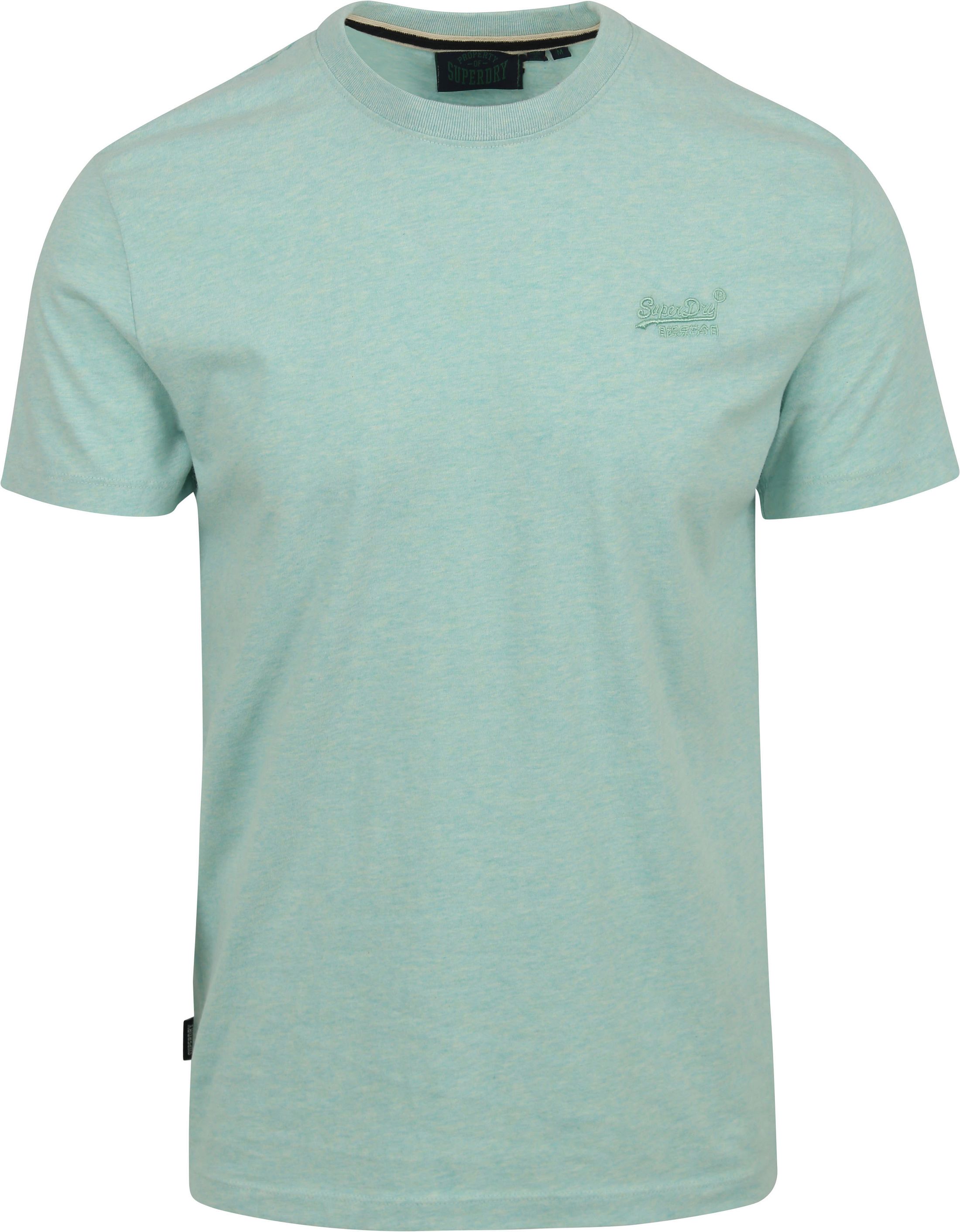 Superdry Classic T Shirt Melange Light Green M1011245A-9VQ order online | Suitable