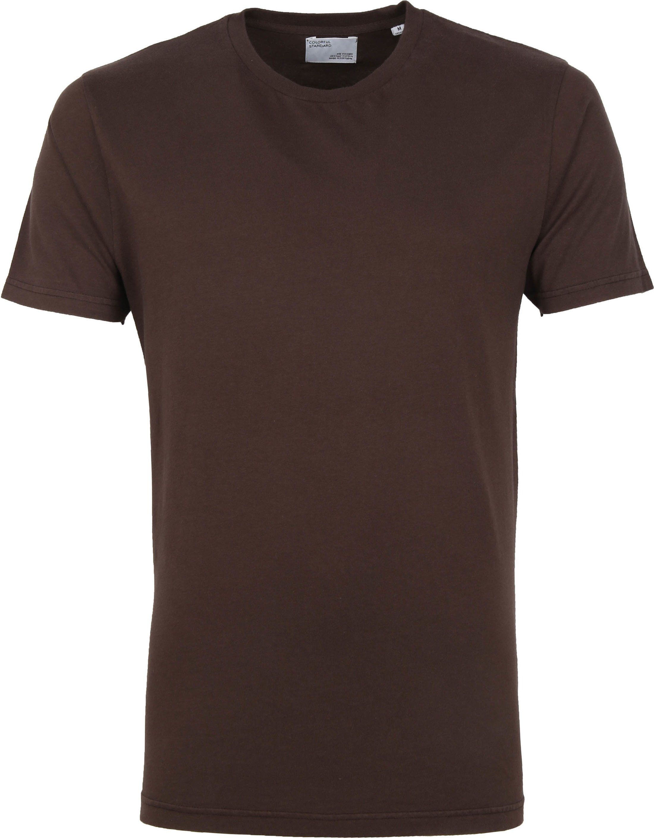 Colorful Standard Organic T-shirt Brown size L