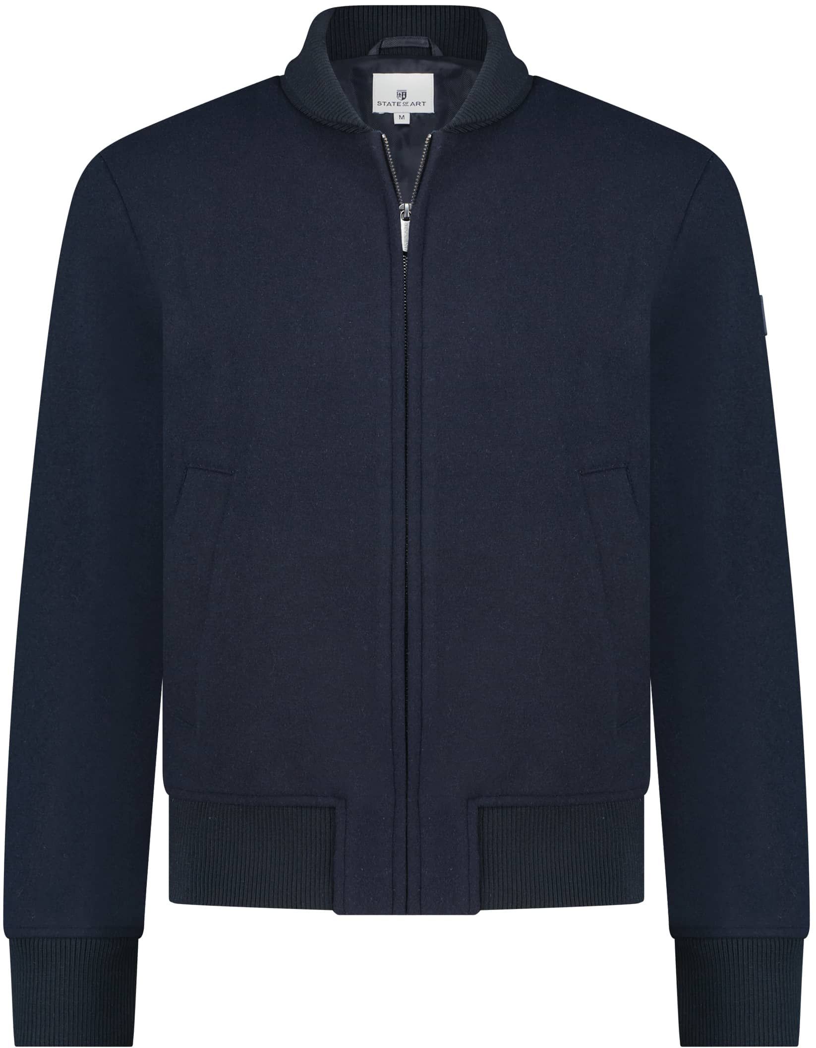 State Of Art Jas Bomber Wol Navy 78123550-5900 kopen | Suitable