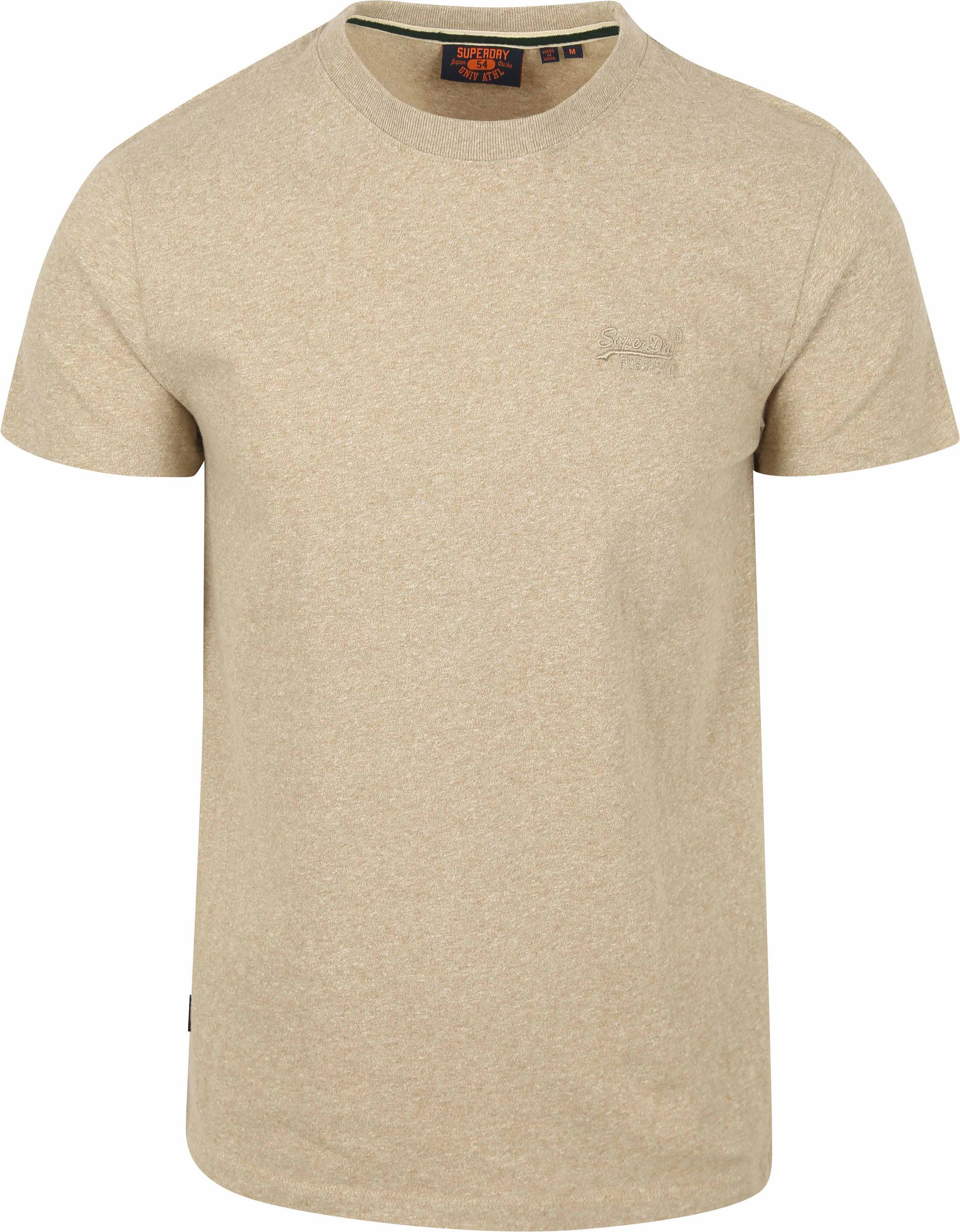 Superdry Classic T-Shirt Melange Beige M1011245A-9XE kopen | Suitable