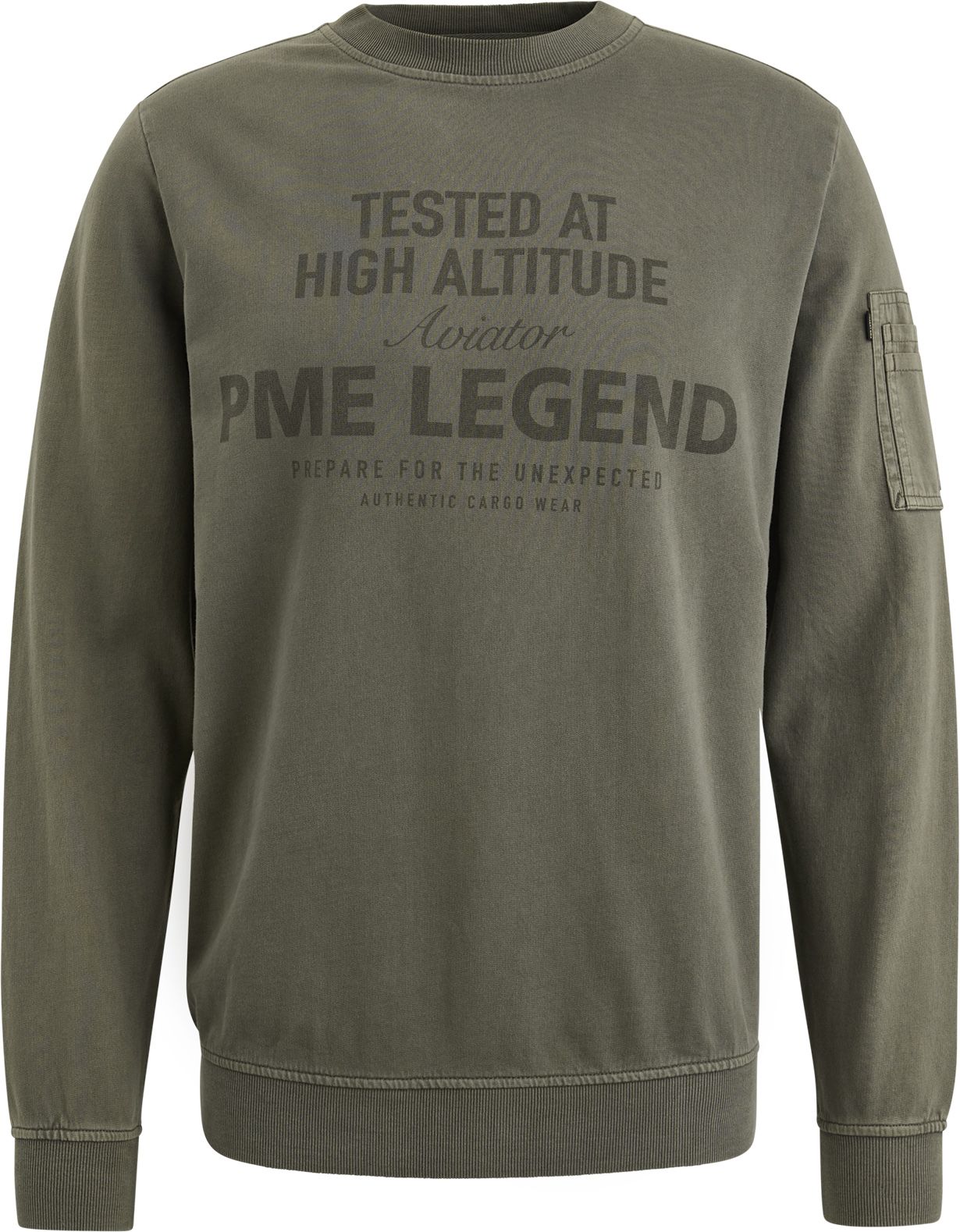 PME Legend Sweater Logo Beluga Vert PSW2502482-8039 commander en ligne | Suitable